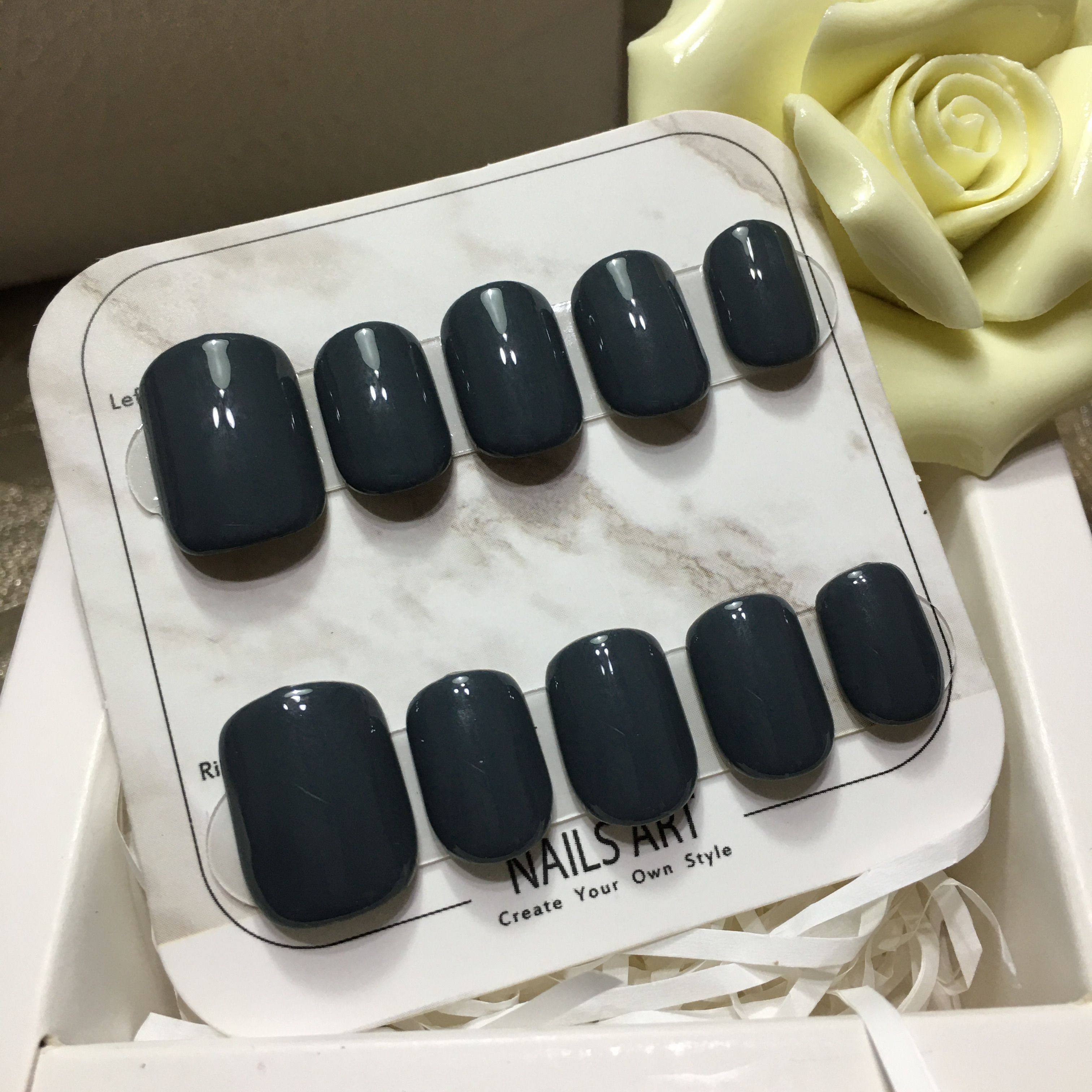 【鐵羽深藍】 單色穿戴甲