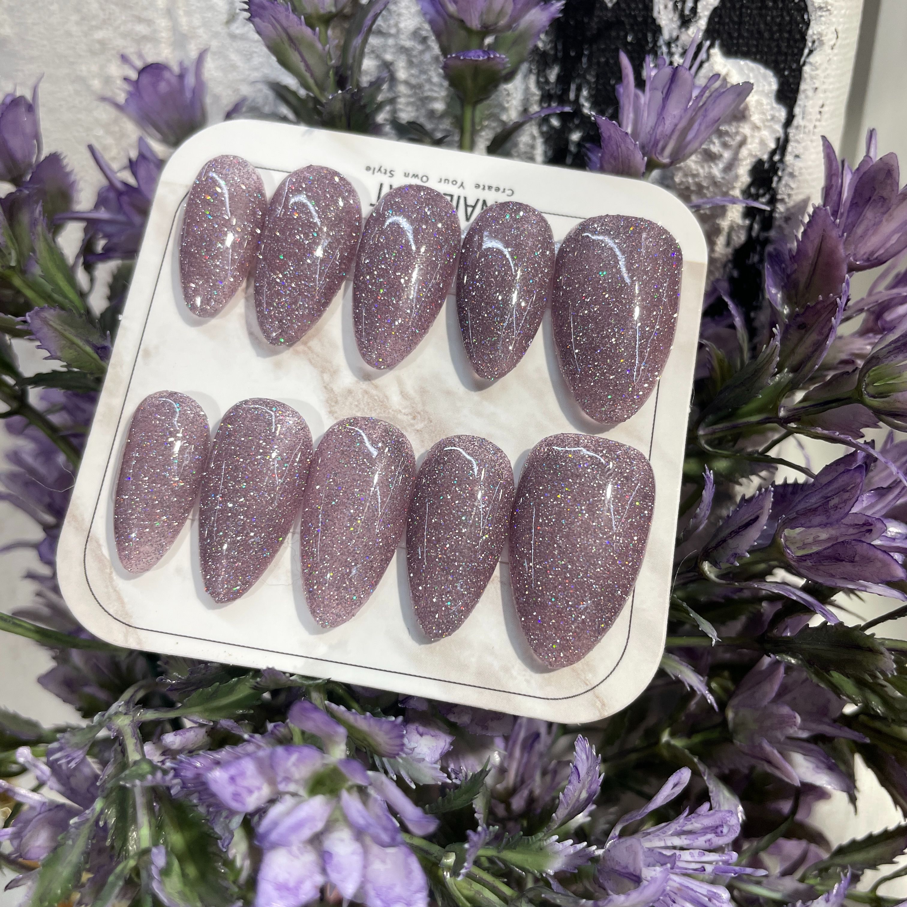 【玫塵星語】單一色碎鑽 穿戴甲