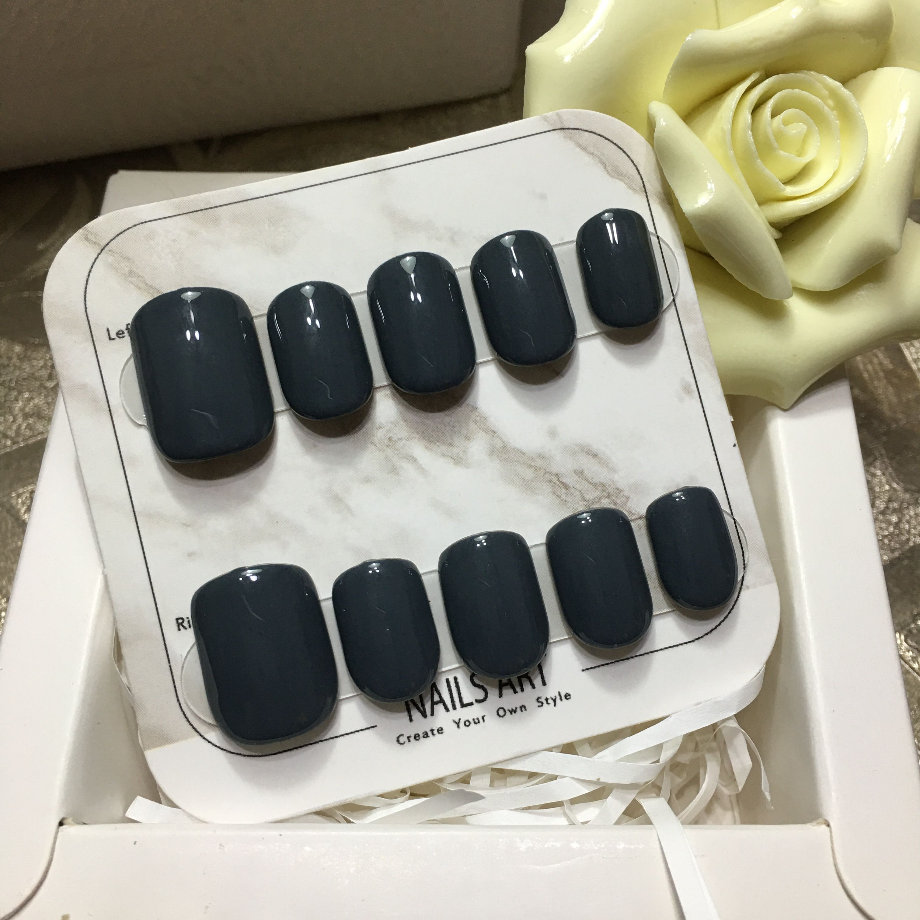 【鐵羽深藍】 單色穿戴甲