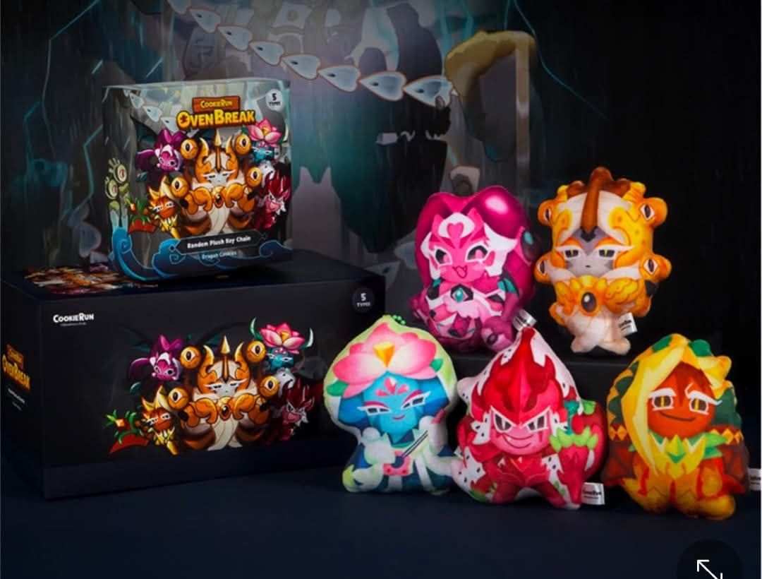 【跑跑薑餅人】龍族娃娃吊飾