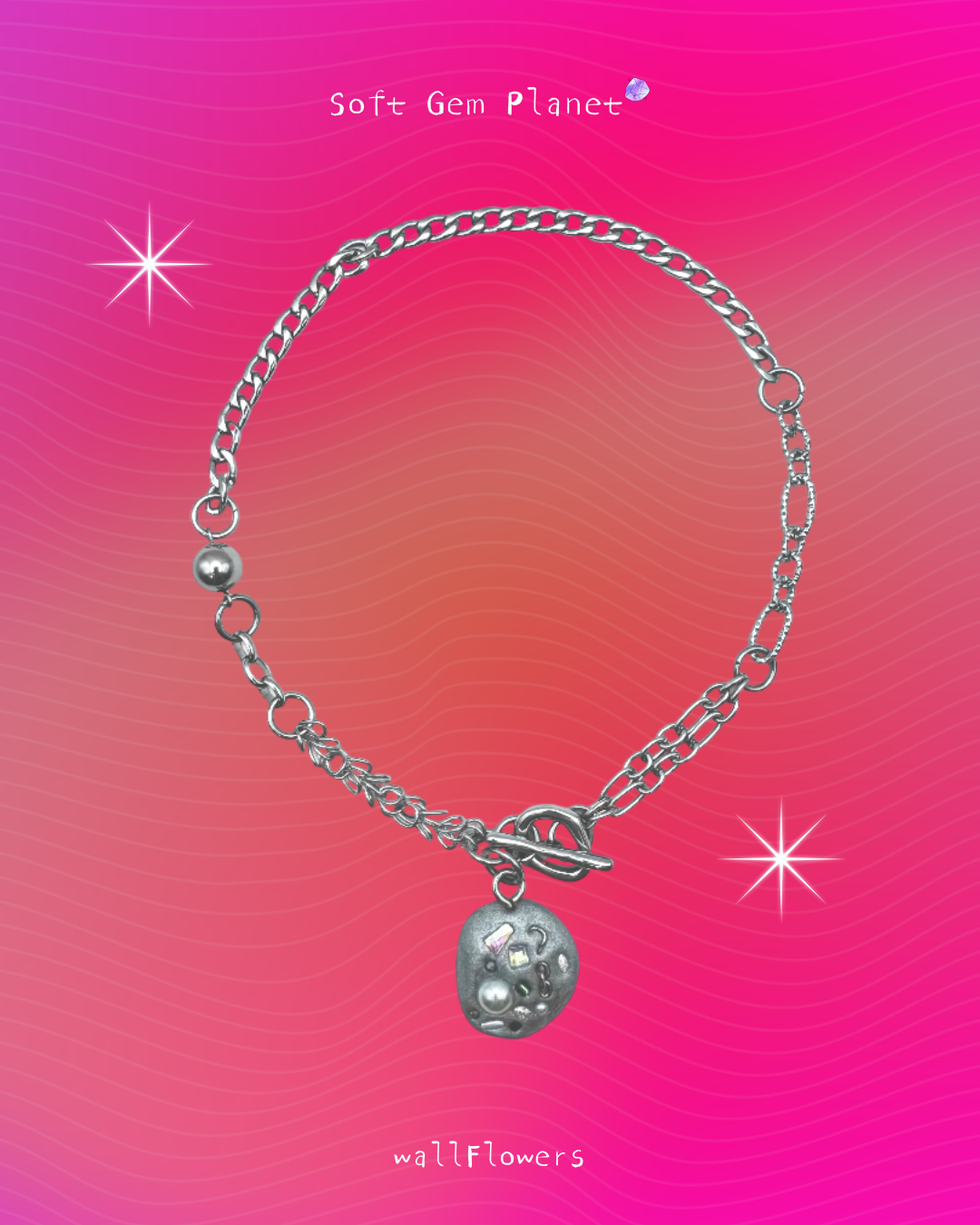 Soft Gem 項鍊｜月moon
