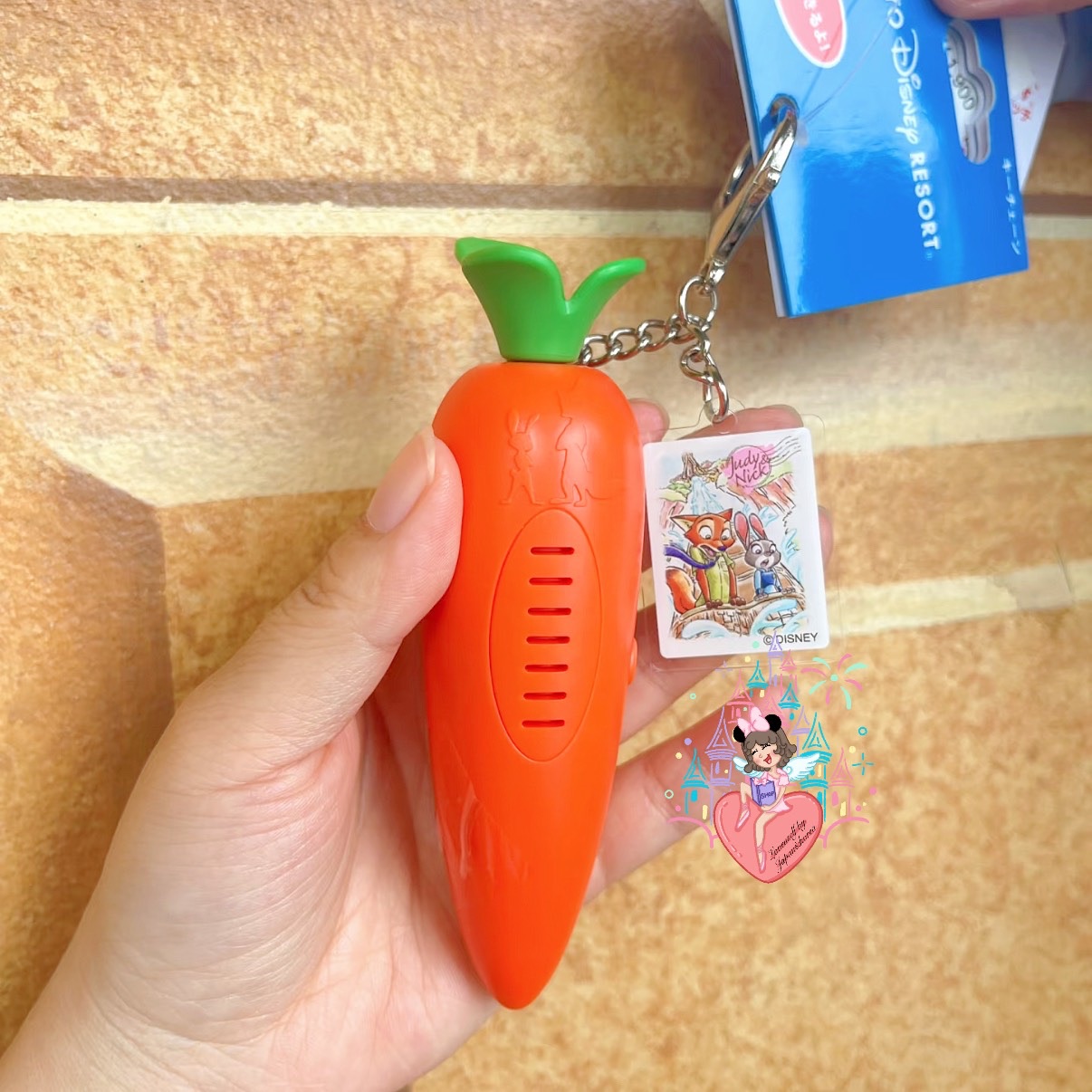 東迪-動物方程式 胡蘿蔔錄音吊飾