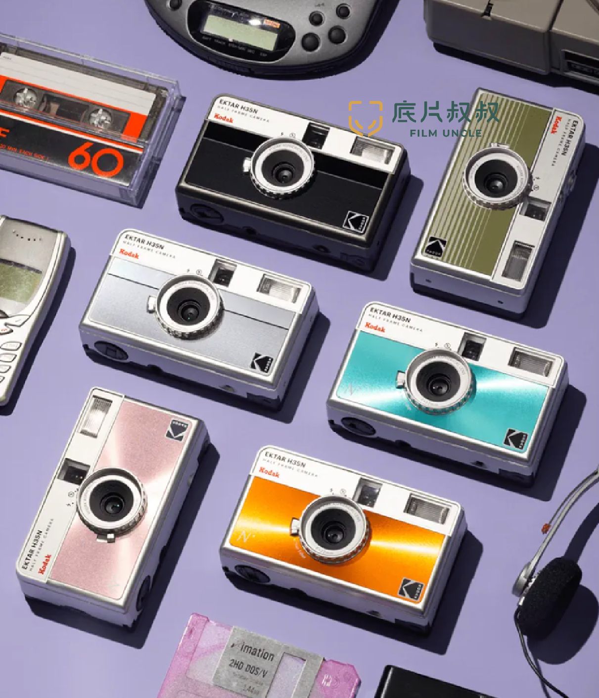 KODAK EKTAR H35N 進階版半格機 重複用即可拍 購買送電池𐓏