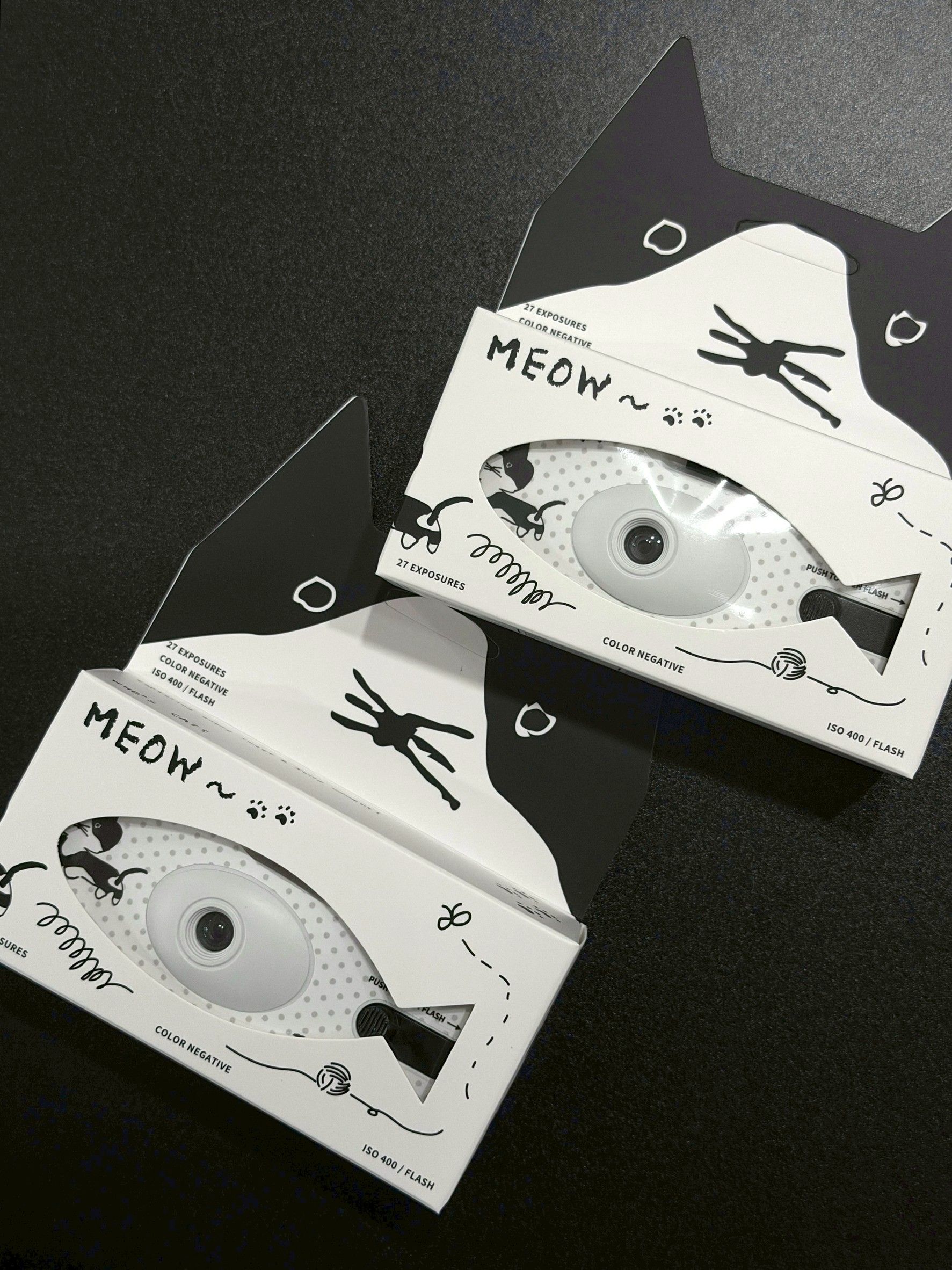 MEOW /ᐠ - ˕ -マⳊ 喵一次性即可拍 彩色負片
