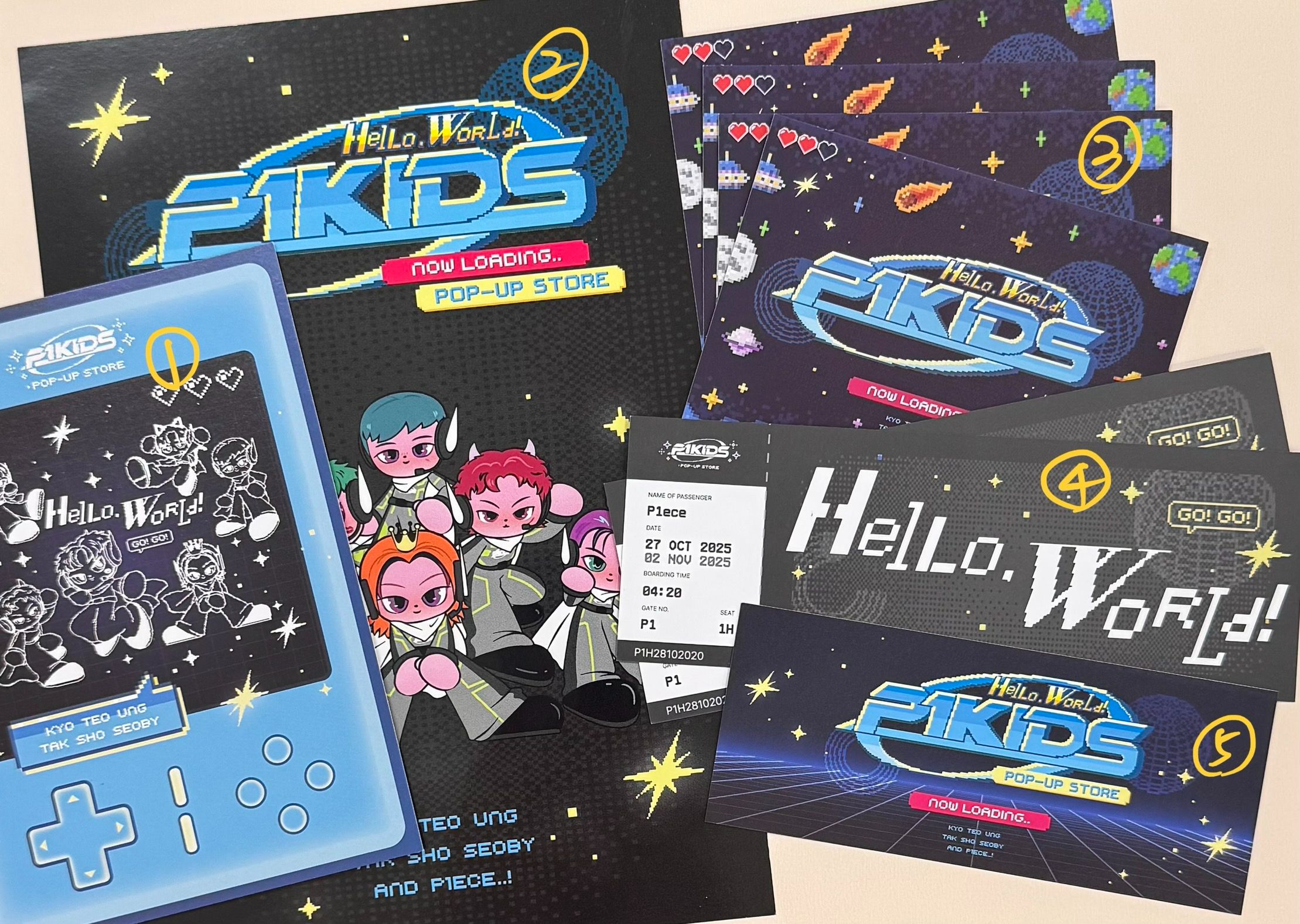 【贈送】外星娃快閃店特典 【買P1Harmony任一專】可以直接送 購買一張可選一項以此類推 不內退