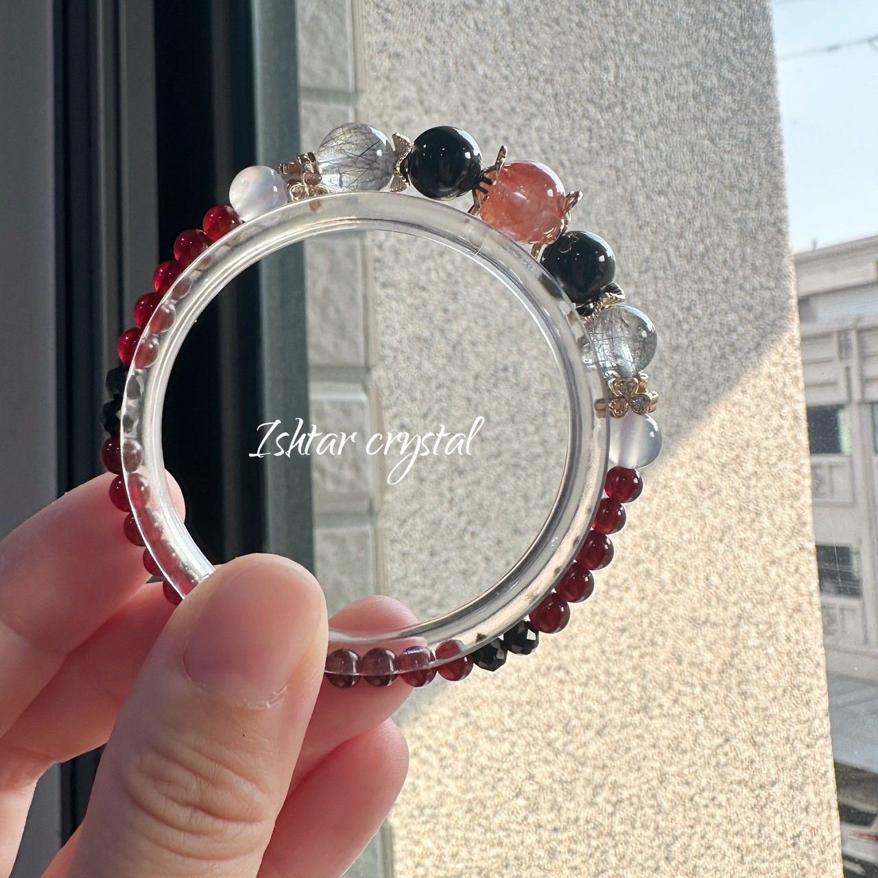 強力推薦❣️設計款111 | 紅瑪瑙·黑尖晶·白玉髓·黑髮晶·黑曜石·紅膠花