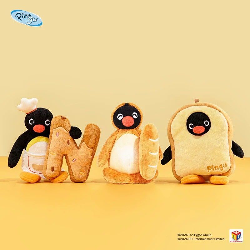 Pingu麵包系列吊飾