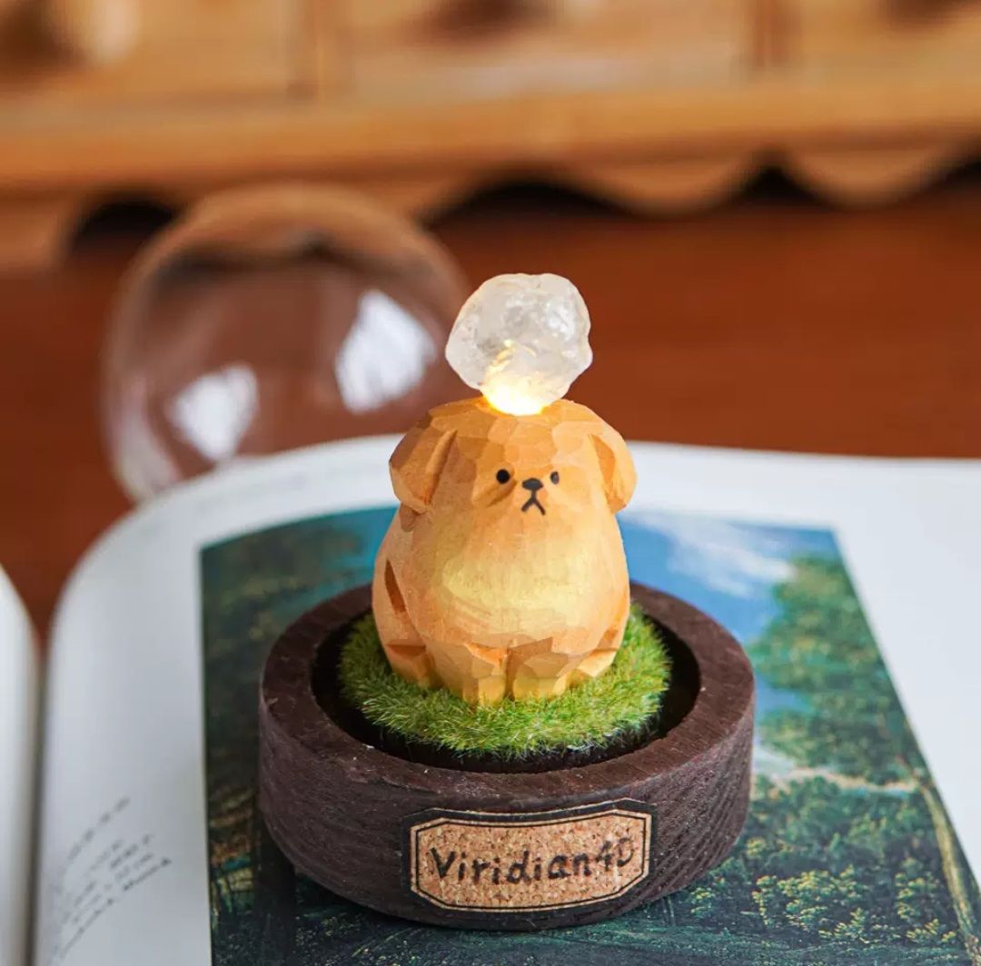 【PP手作販賣舖】手工木雕狗狗