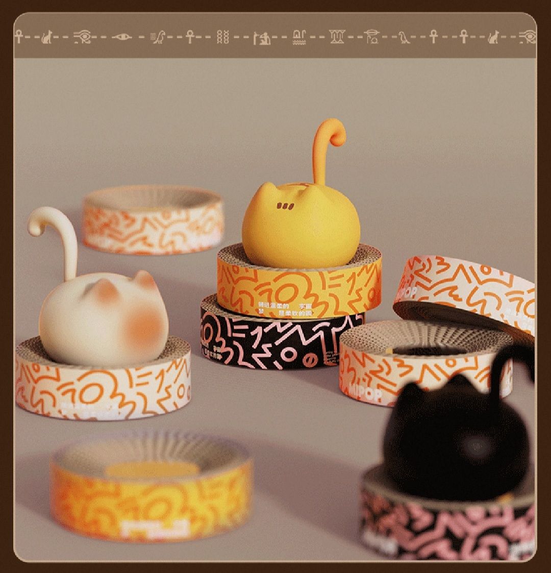 【貓格局旗艦店】MIPOP咪趴系列小貓桌面擺飾