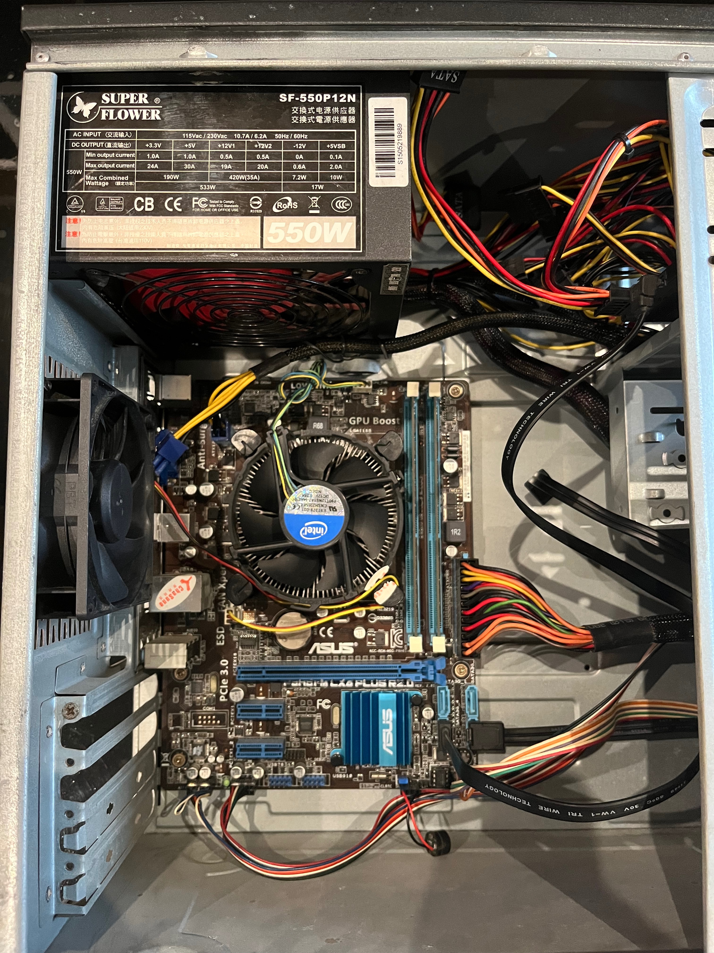 G550/8G/128G ssd/550w