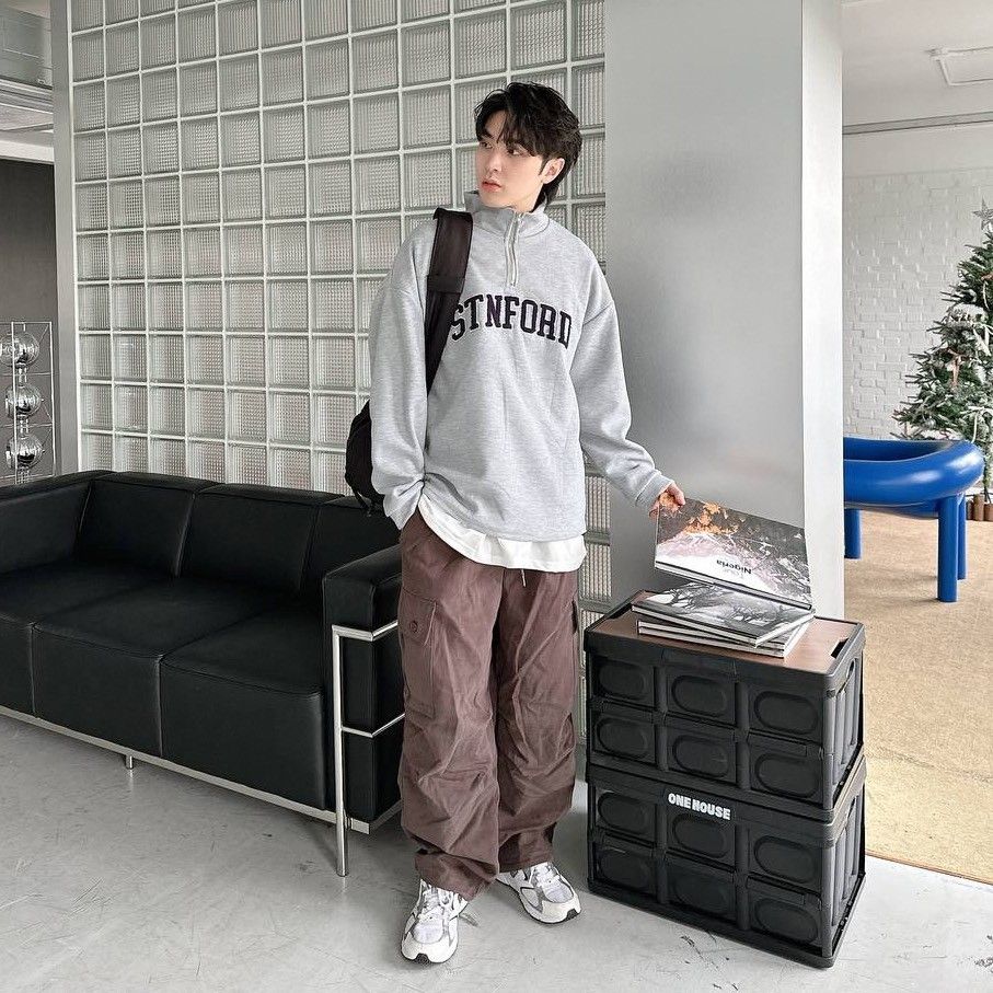 |預購| 毛巾繡小高領衛衣 STNFORD