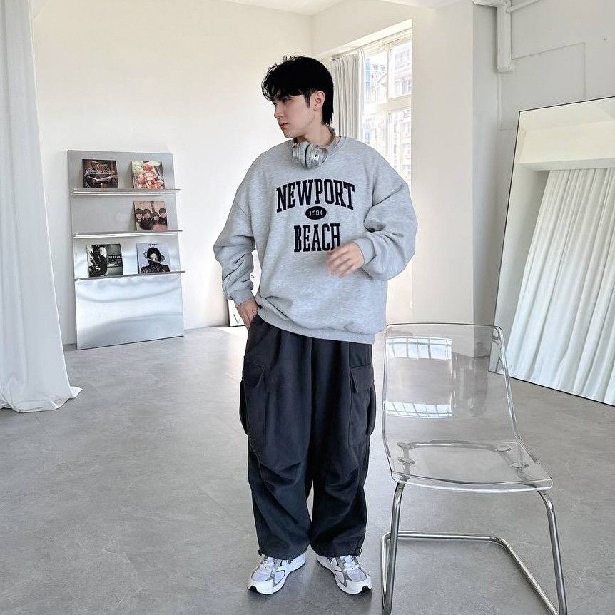 |預購|  NEWPORT刷毛經典款大學T 重磅 圓領