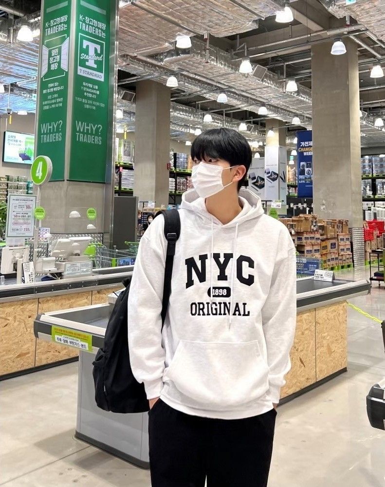 |預購|刺繡NYC1989 帽T 厚磅 刷毛 寬鬆 情侶