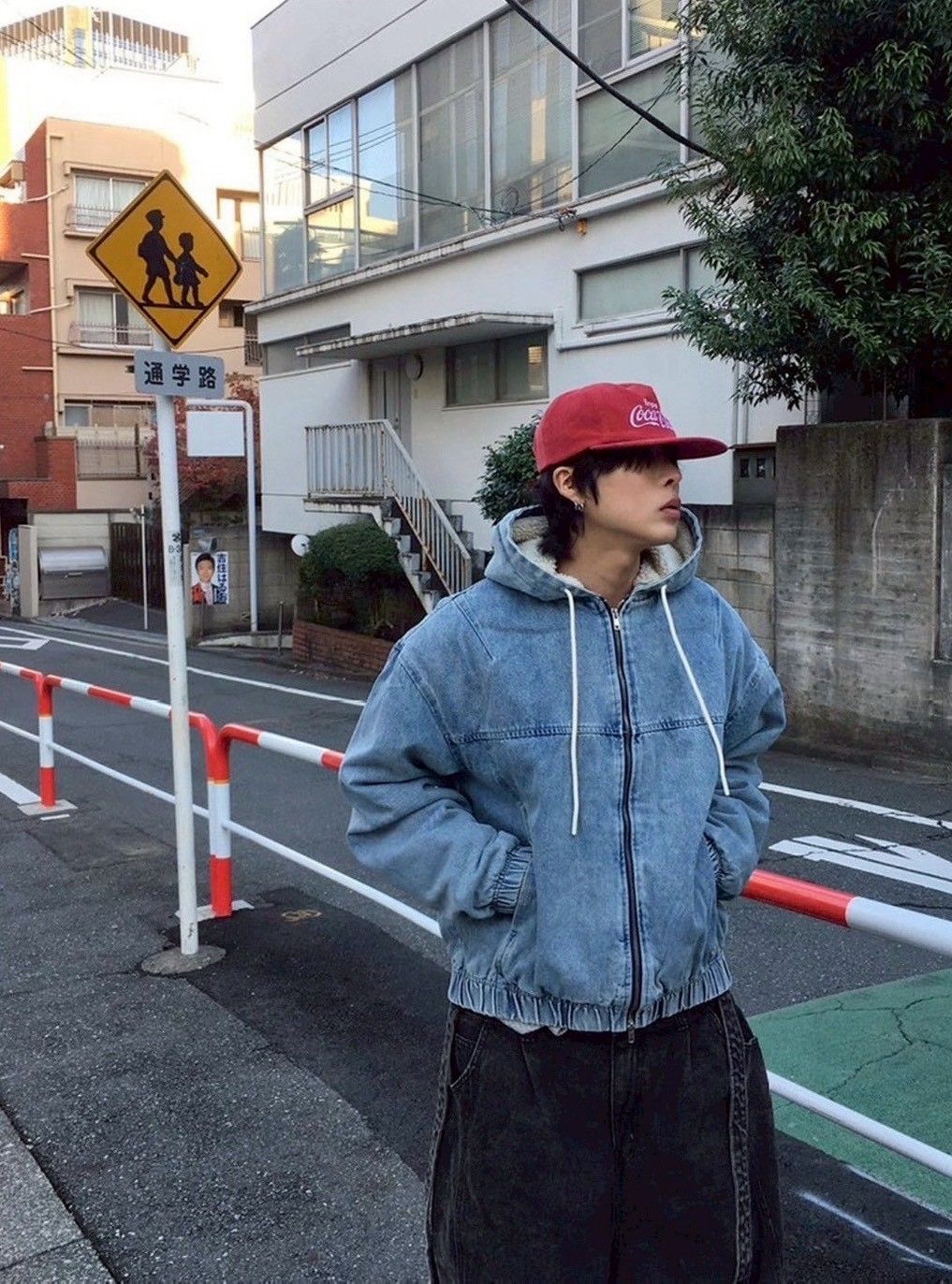 |預購|鋪棉帽裏羊羔毛牛仔外套