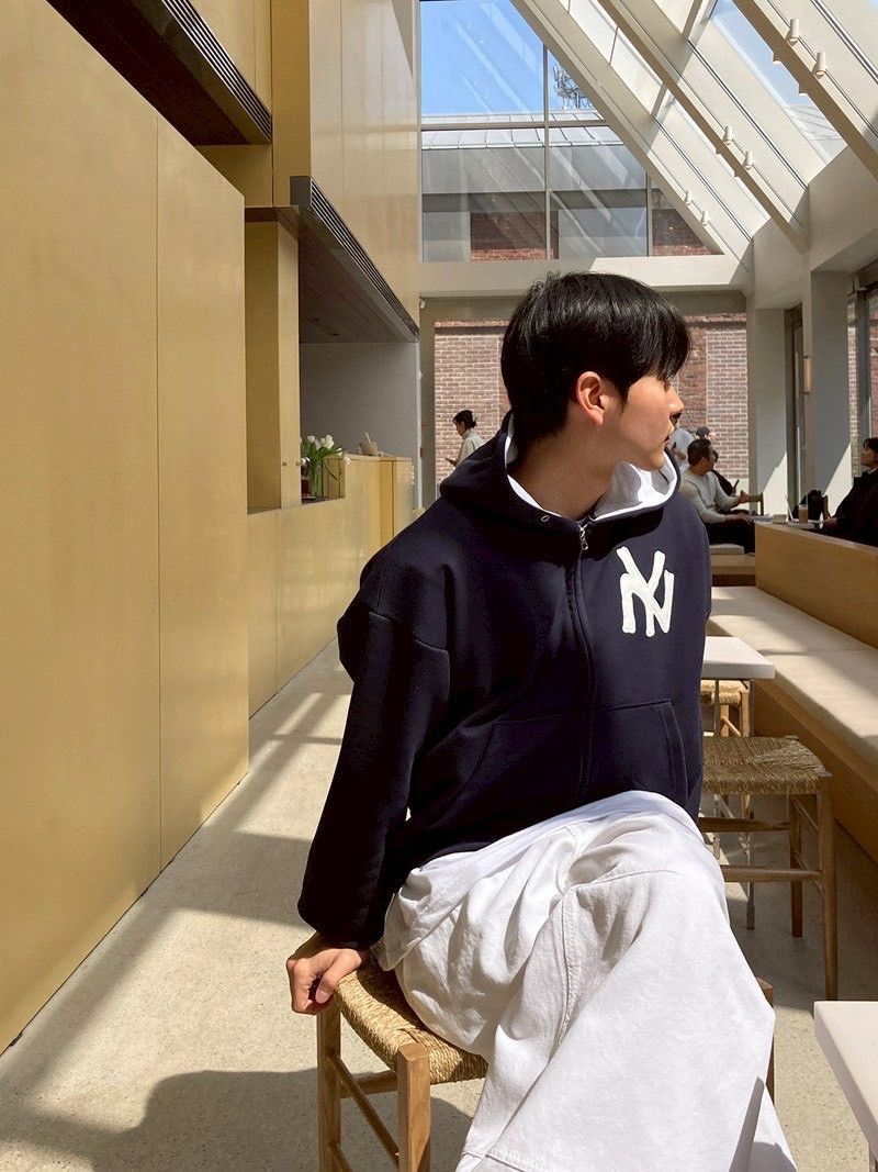 |預購|NY貼布雙鍊連帽外套