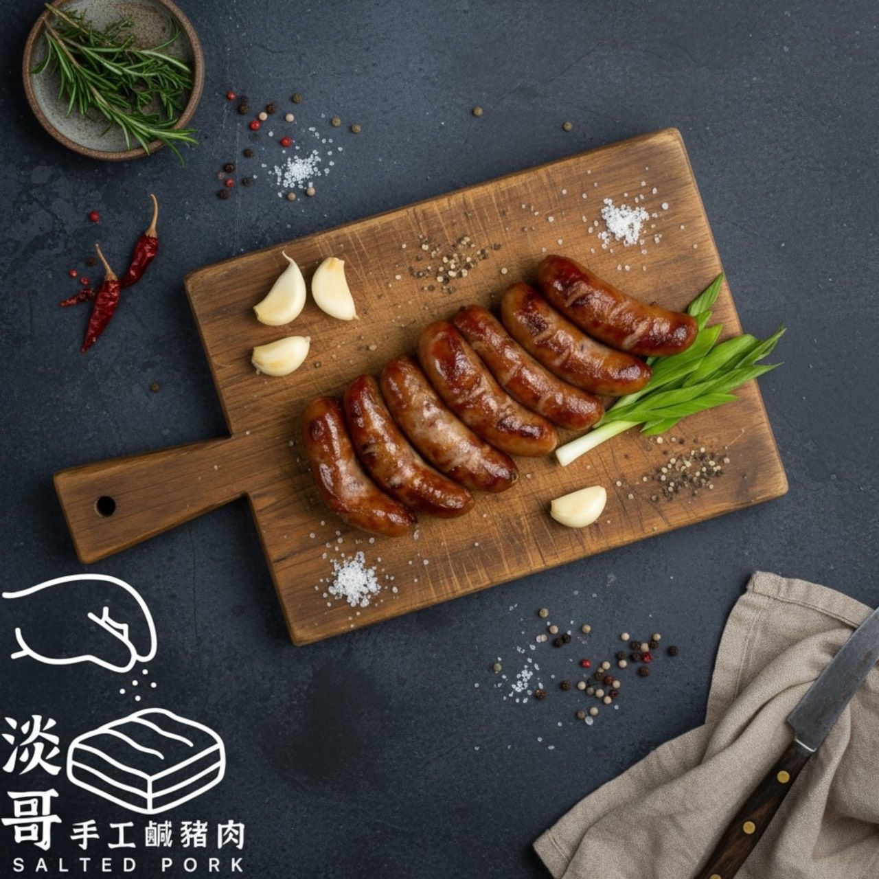 純肉肉高粱香腸 澎湃組 18條一組真空包  需烹調