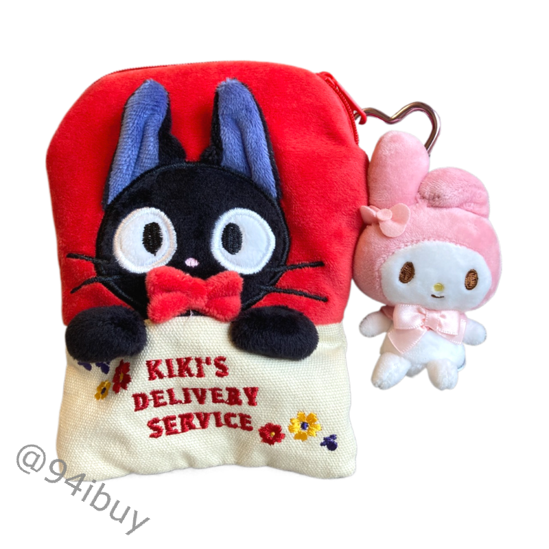 日本吉卜力斜背包 魔女宅急便吉吉小袋 可愛貓咪通勤票卡袋 宮崎駿療癒收納袋推薦 送禮最佳首選