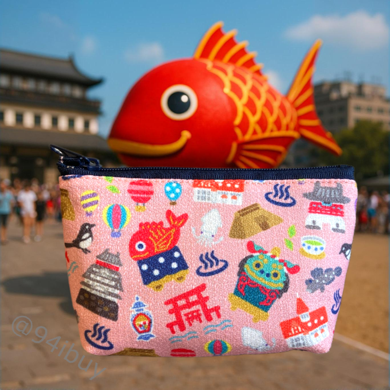 佐賀限定拉鍊收納包 可愛拉鍊收納包 零錢包 化妝包 收納袋 手拿包