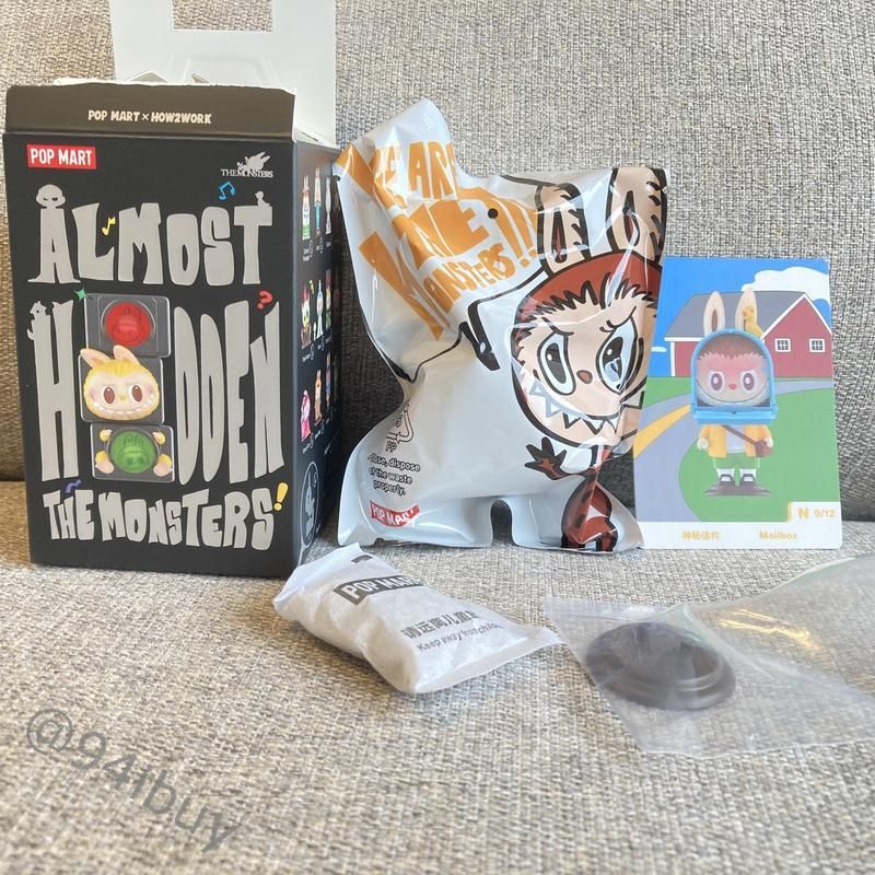 泡泡瑪特 POPOMART Labubu 看不見我系列 公仔 神秘信件 盲盒