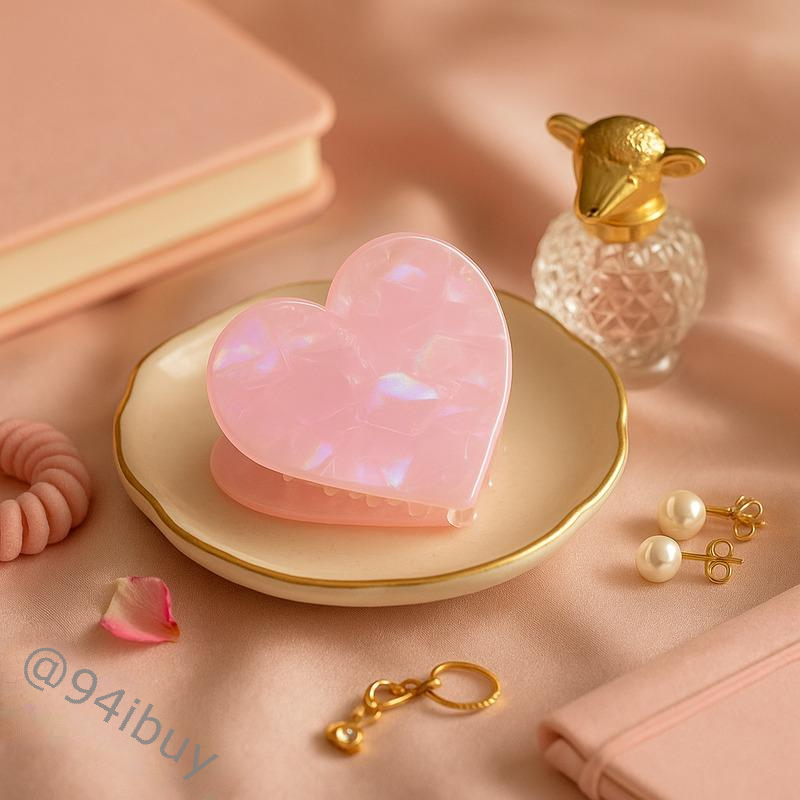 歐洲限定高質感醋酸髮夾 小臉高馬尾抓夾約會髮飾  （歐洲正品均有GTIN碼） 馬尾夾 髮圈替代 聖誕交換禮物 大號鯊魚夾