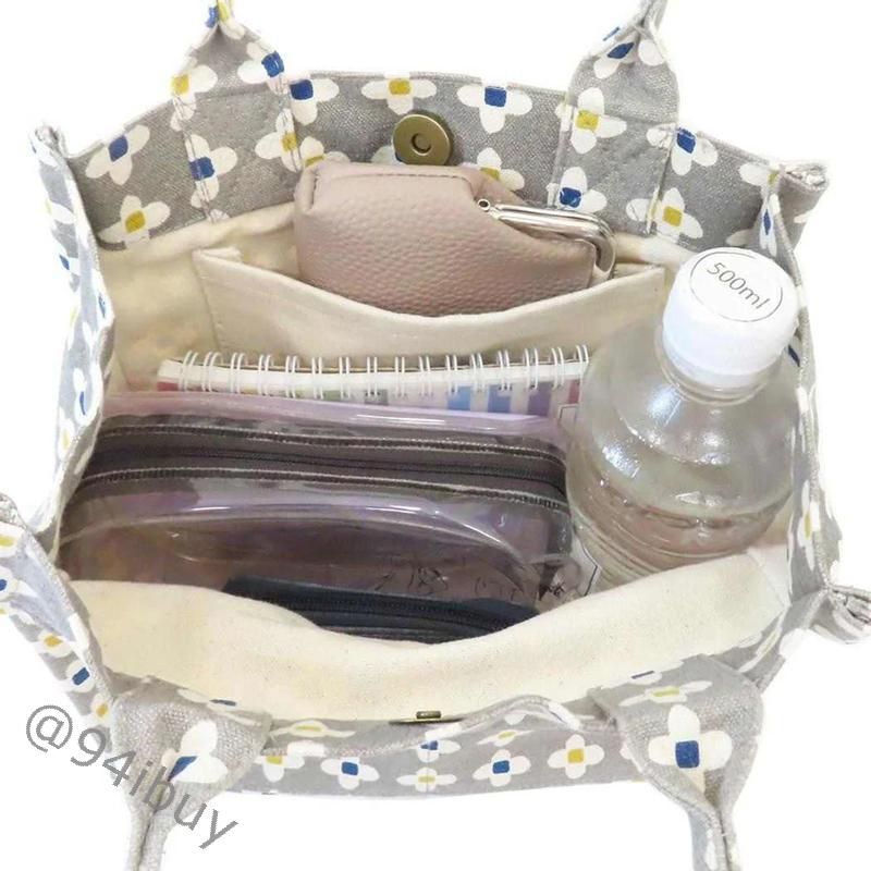 日本PAL Canvas 北歐風托特包 帆布迷你手提包  氣質托特包 上班通勤 逛街約會 小方包外出包 上班通勤 印花風