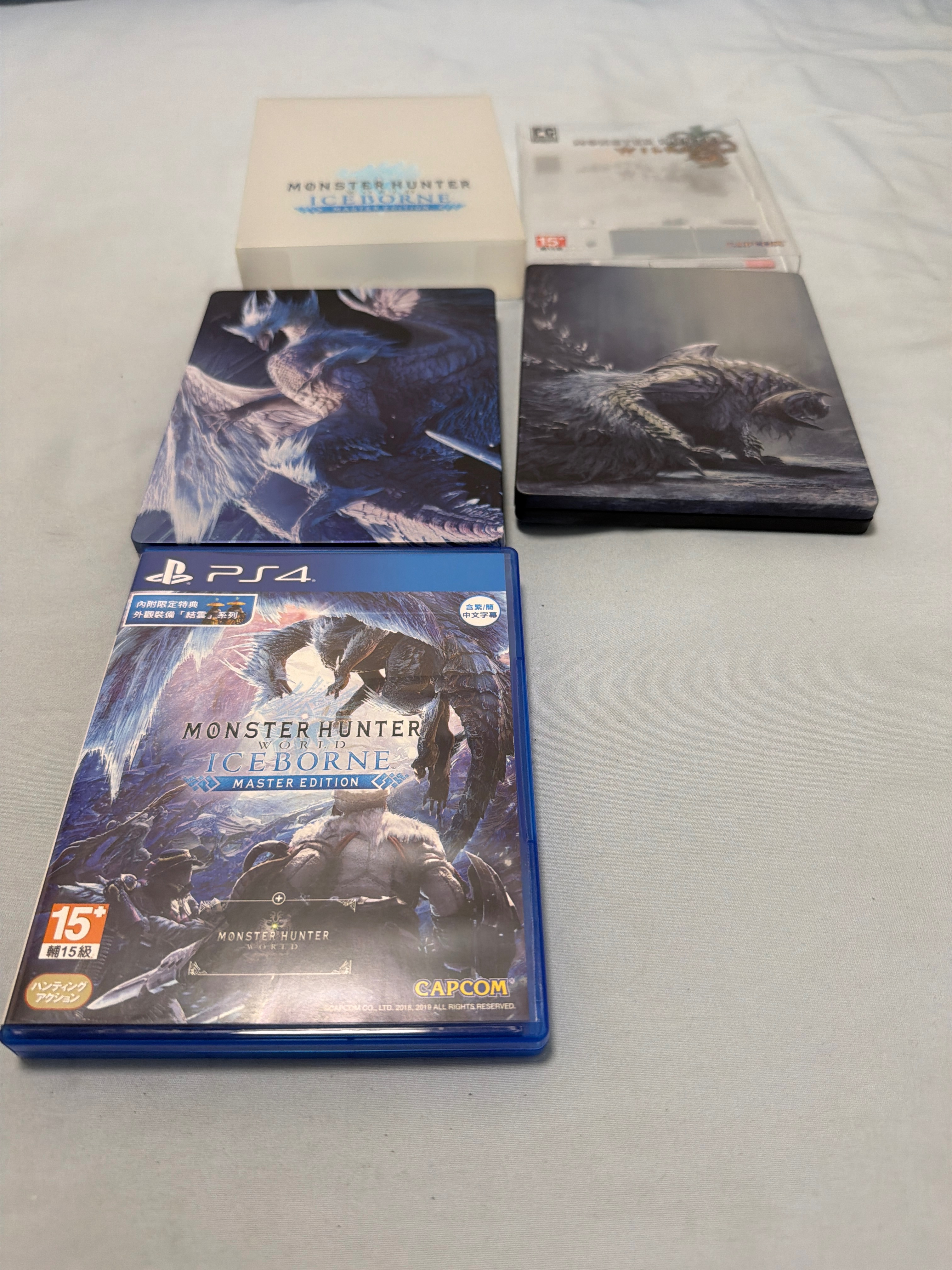 PS4 魔物獵人 世界 冰原 附雙鐵盒