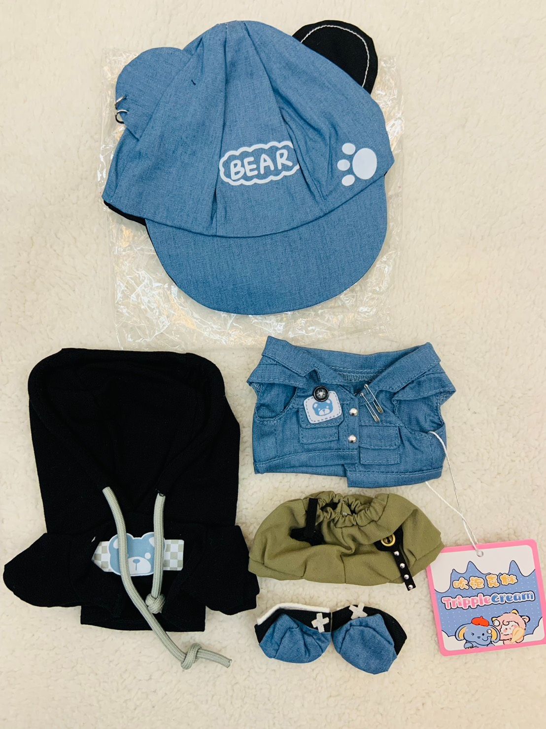 【20cm】娃衣（實穿圖，請至噗浪連結搜尋號碼來看）