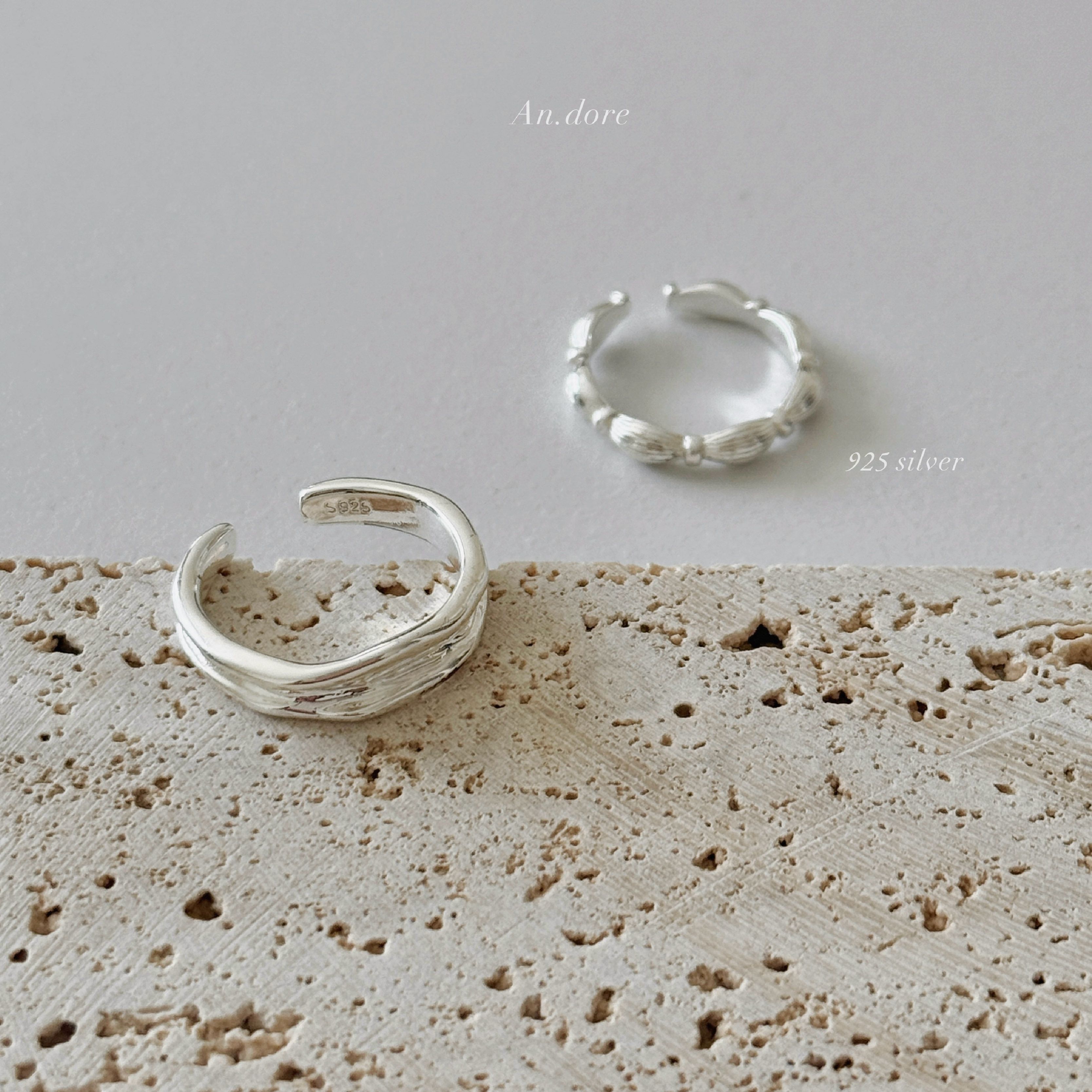 R06 溯 ，凝 設計感滿滿 肌理感戒指