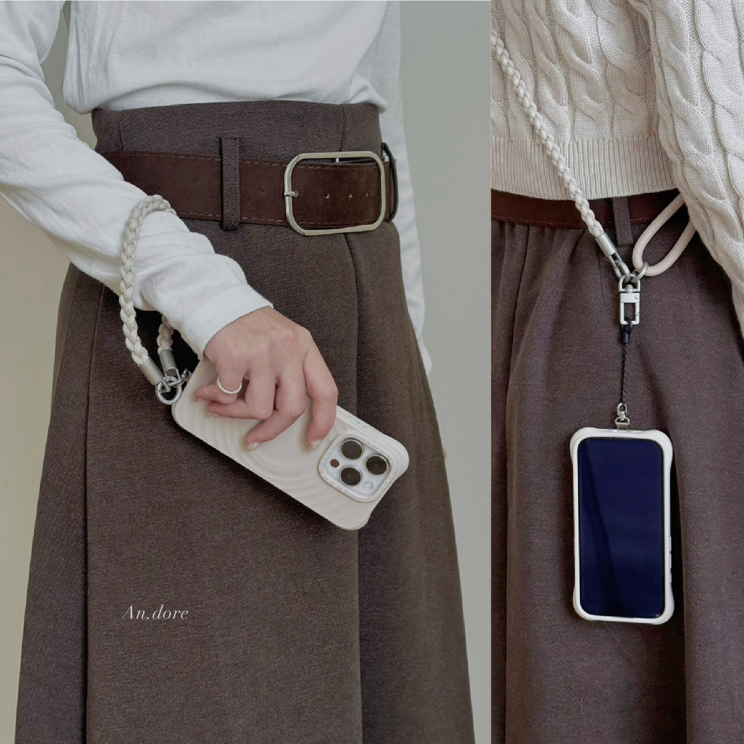 旅行必備✈️手工編織三合一萬用掛繩 斜挎/掛脖/手腕