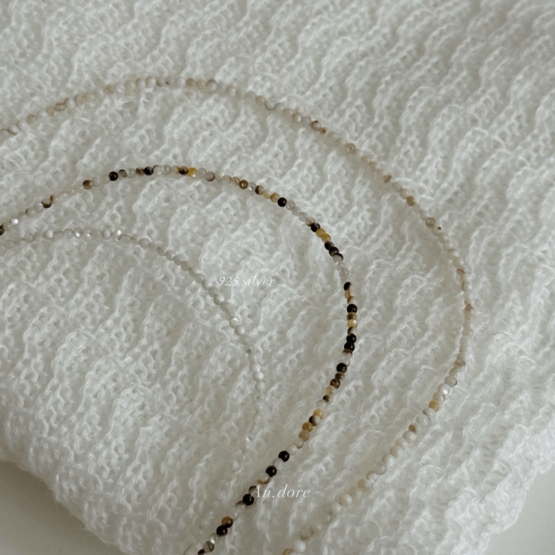 精緻細節 極細2mm 小眾設計 貝殼鎖骨鏈 / 925通體純銀