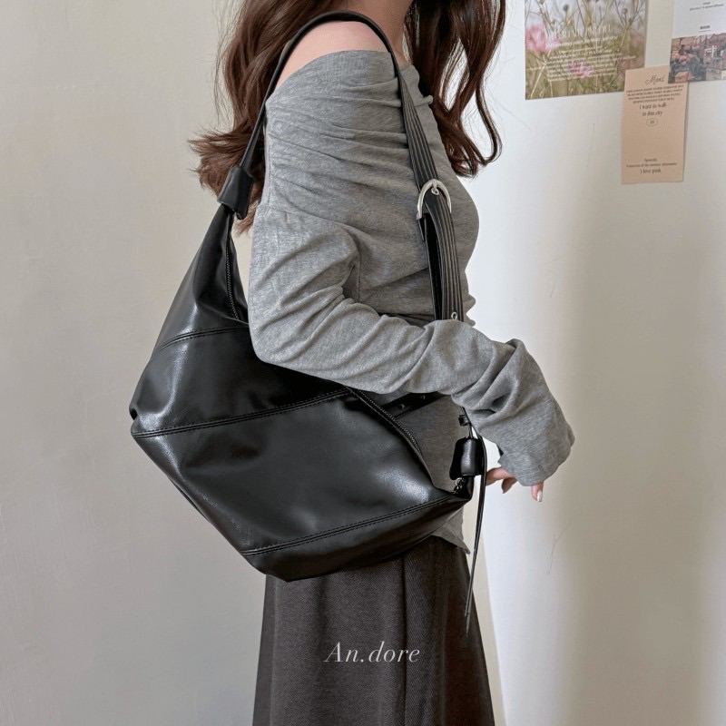 柔糯雲朵♡ 超柔軟皮革質感餃子包