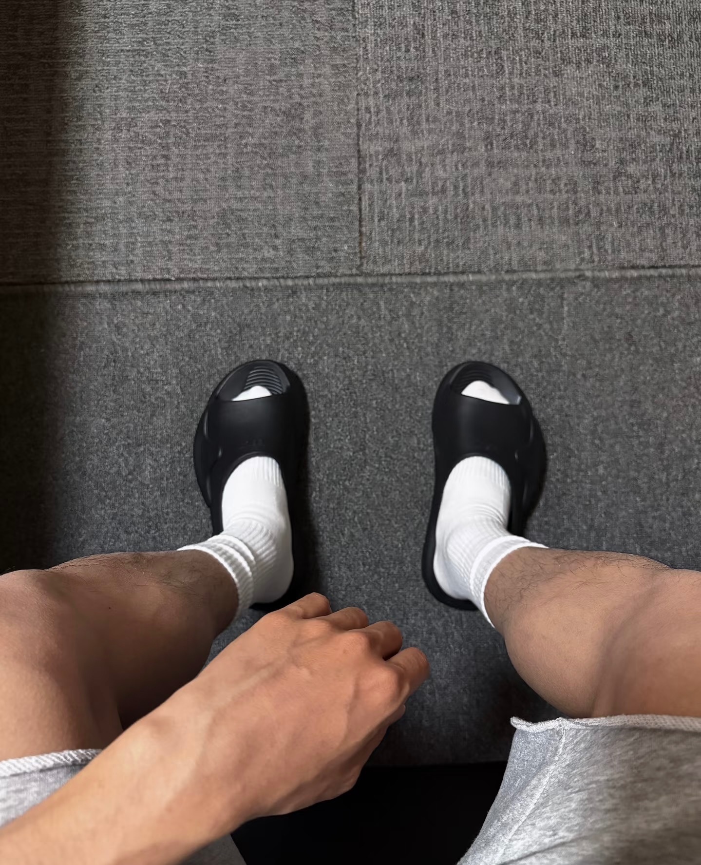 打籃球後的原味襪