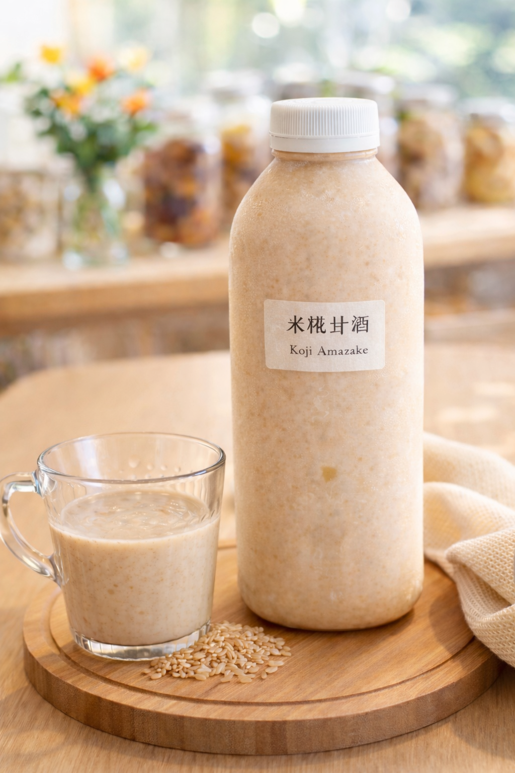米糀甘酒 1000ml 糙米原味 天然發酵飲 無酒精 無添加 溫和滋養 順口好吸收