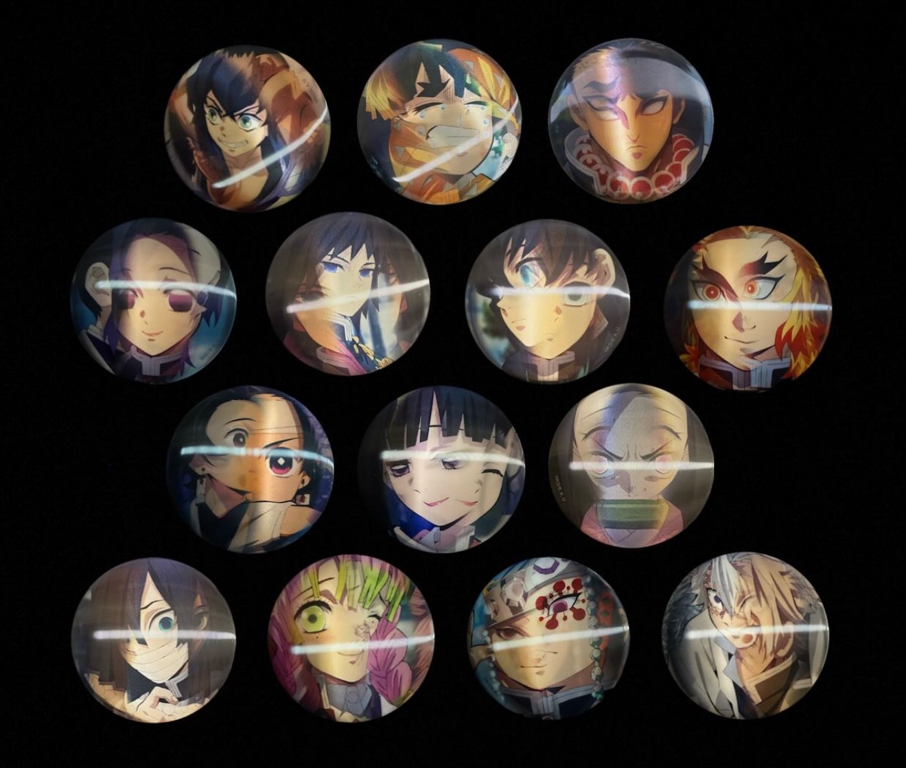 鬼滅之刃3D光柵大徽章