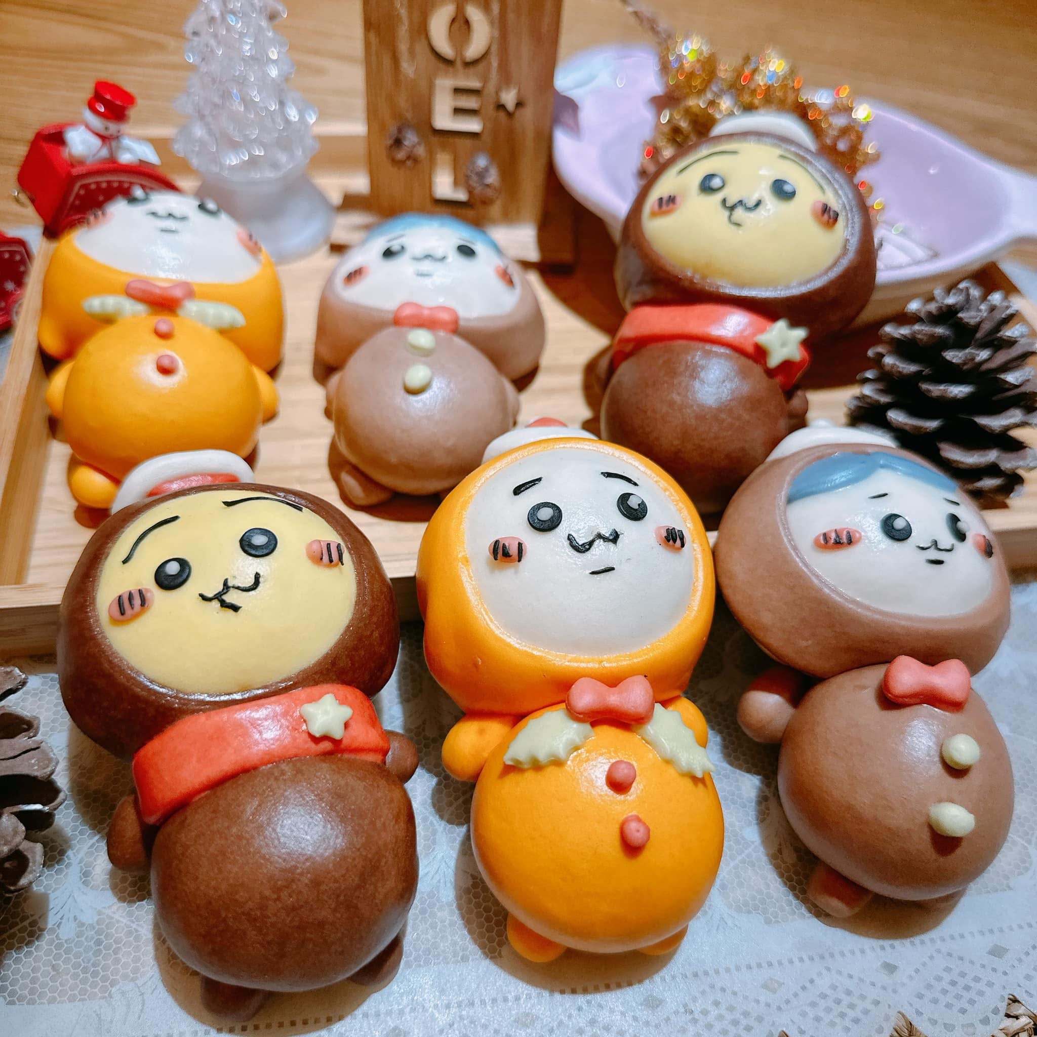 吉伊卡哇聖誕節造型饅頭
