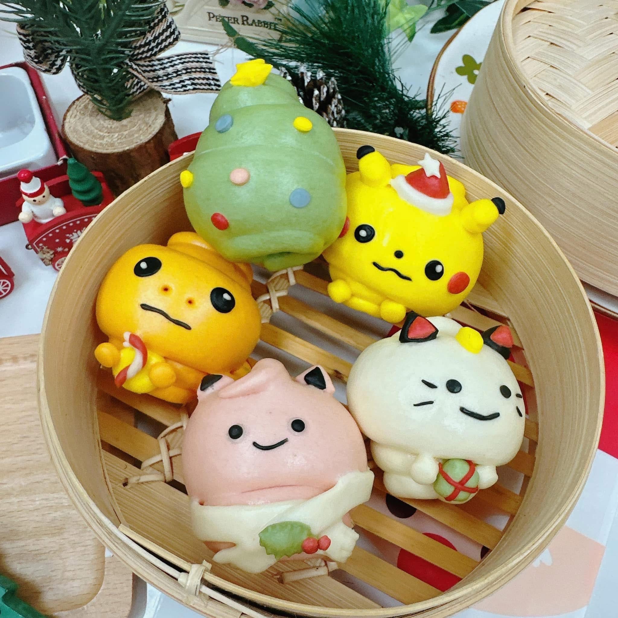 皮卡丘聖誕節熱狗捲