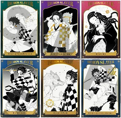 鬼滅之刃 上海 Jump Shop 原作繪柄 燙金明信片 第一彈