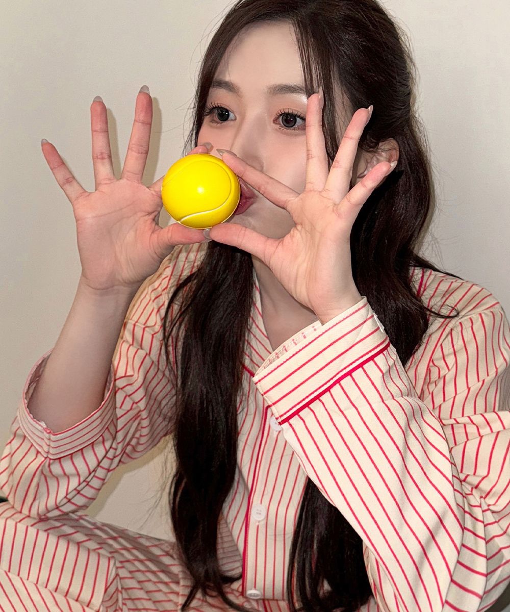 NMIXX 吳海嫄代言 DOSSY條紋居家睡衣 실크핏 러브썸 긴팔 커플 잠옷 세트