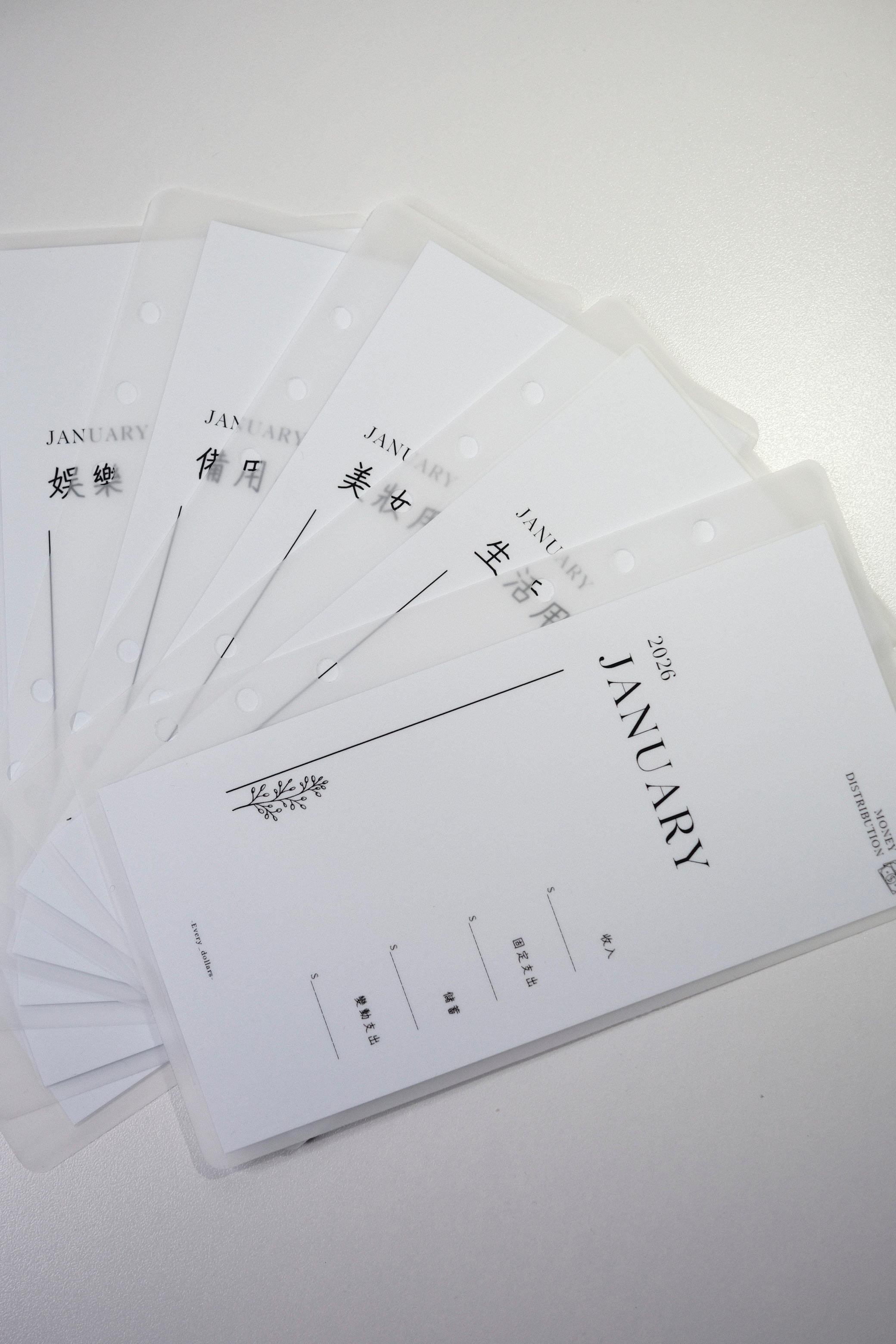 （預購）88La 質感理財系列｜2026 極簡收支分配表