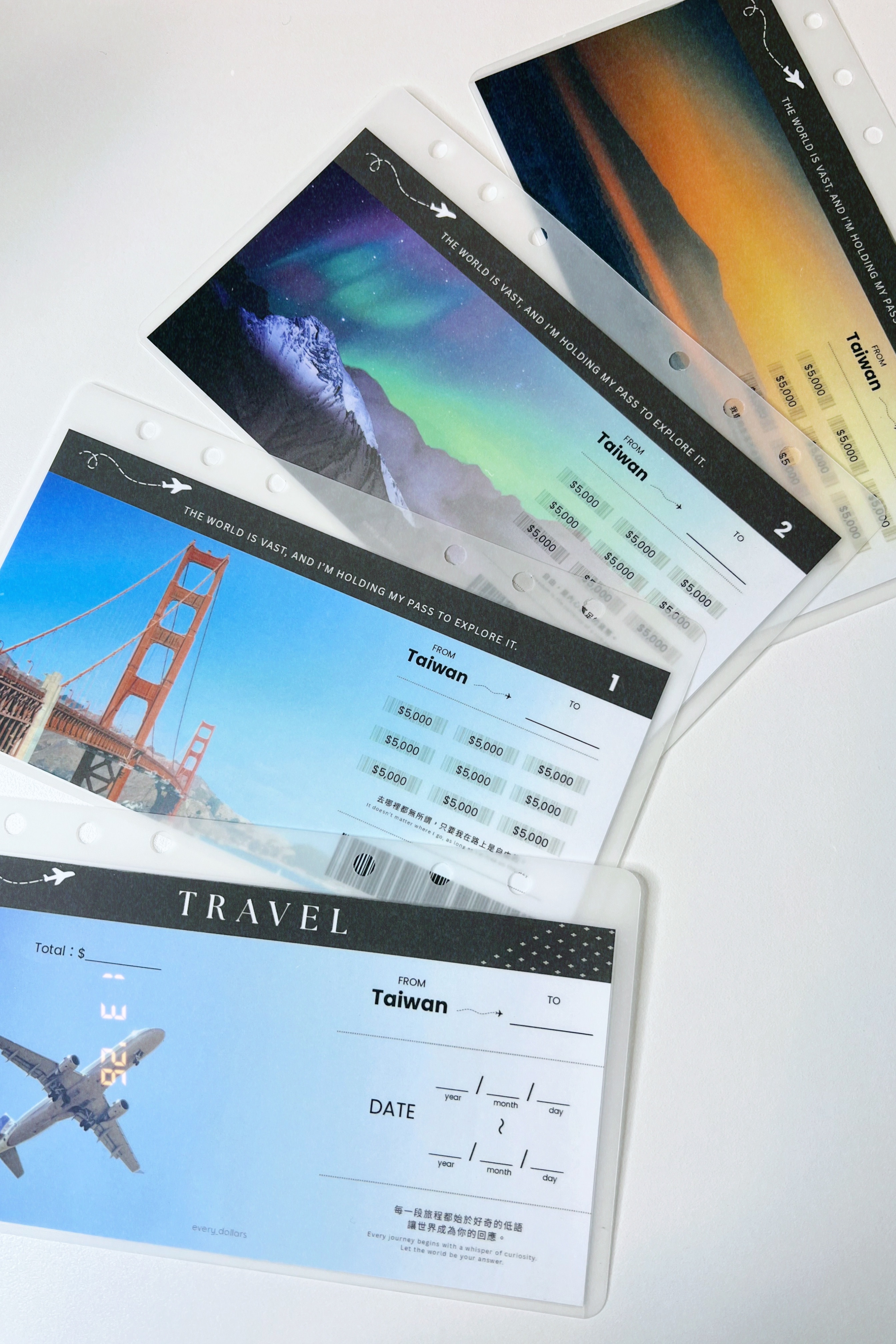 （預購）存錢袋｜環遊世界挑戰卡✈️（旅遊愛好者快看😍）