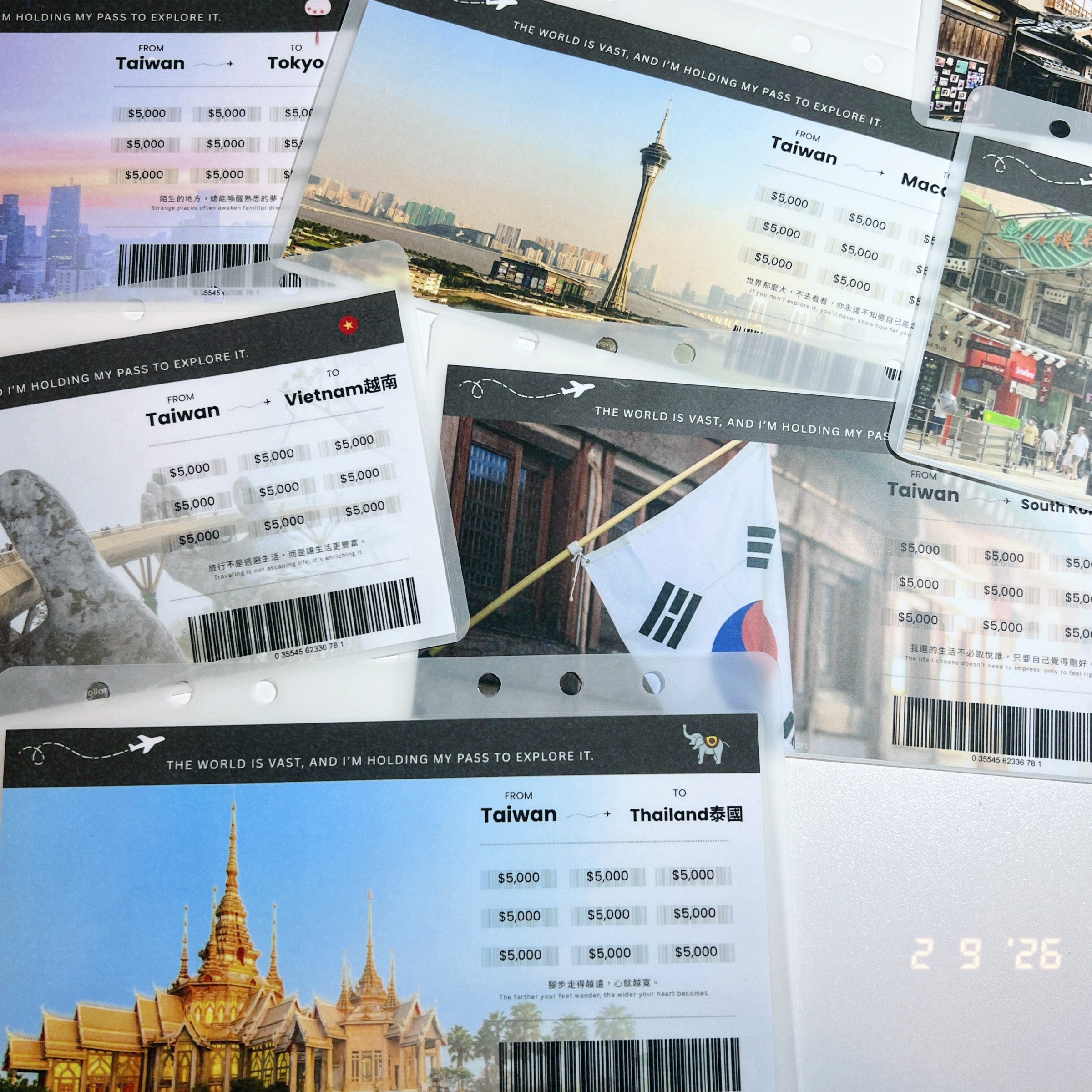 （預購）存錢袋｜環遊世界進階版🌍點進來有細節影片唷！