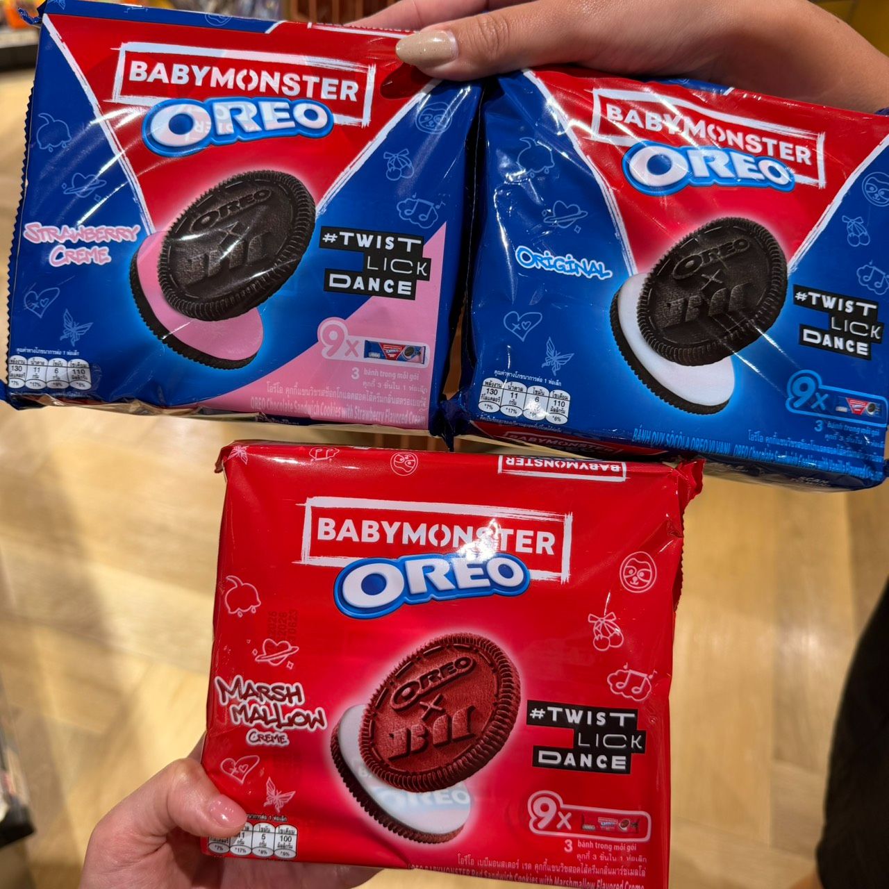 BABYMONSTER X OREO 限量聯名 寶怪餅乾