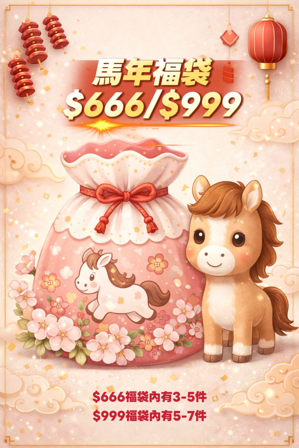 現貨｜馬年福袋666、999組合