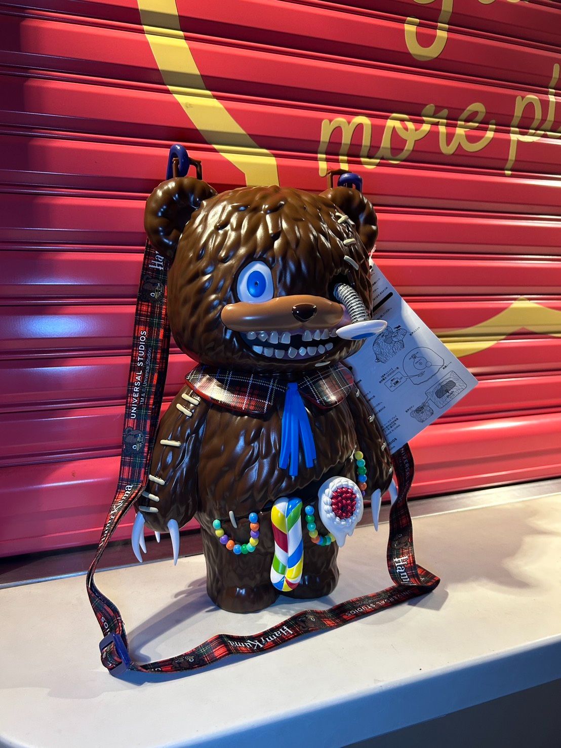 日本環球影城恐怖熊爆米花筒-08GO
