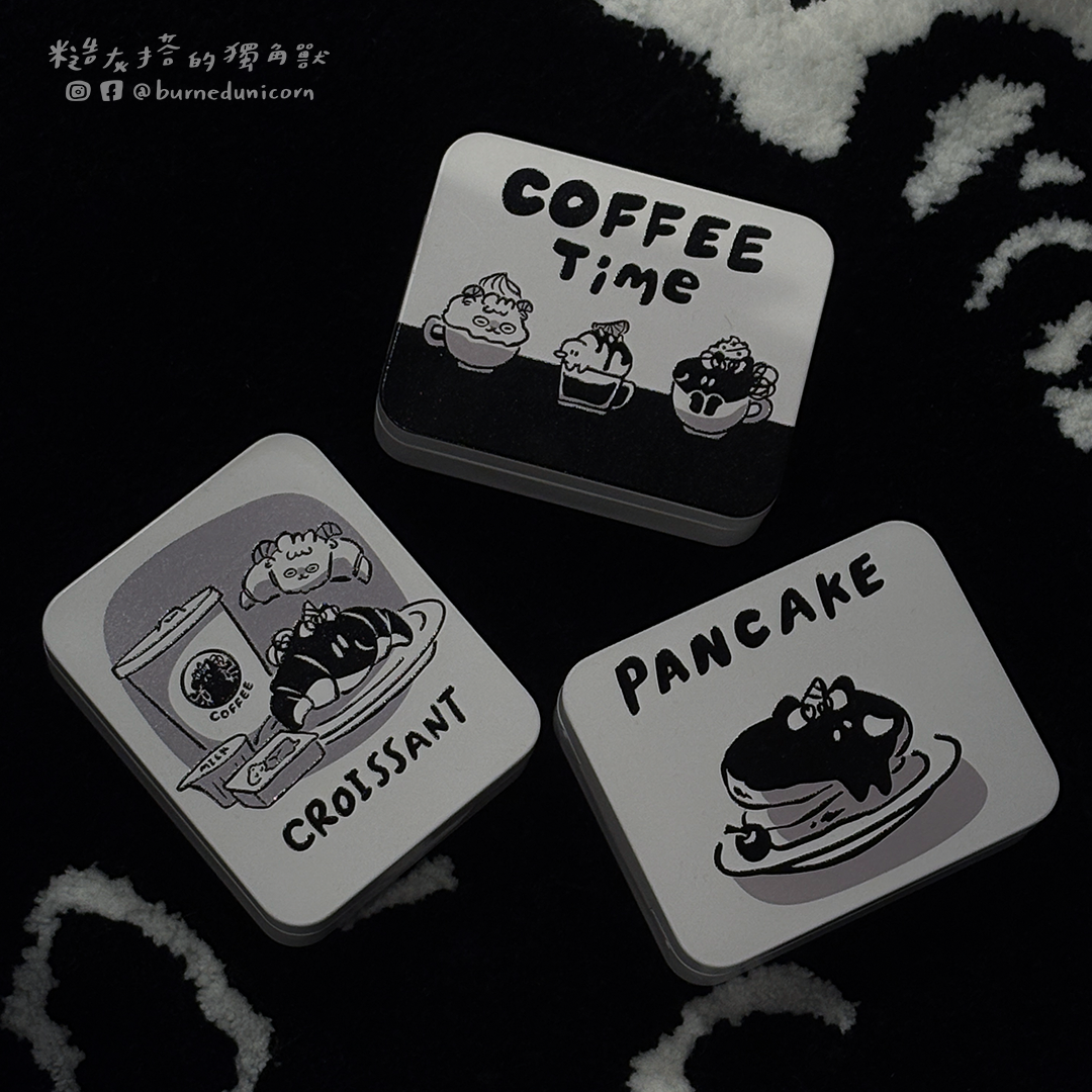 【NEW】馬口鐵萬用收納盒 / 小卡收納盒 ㋡ 糙灰搭的獨角獸