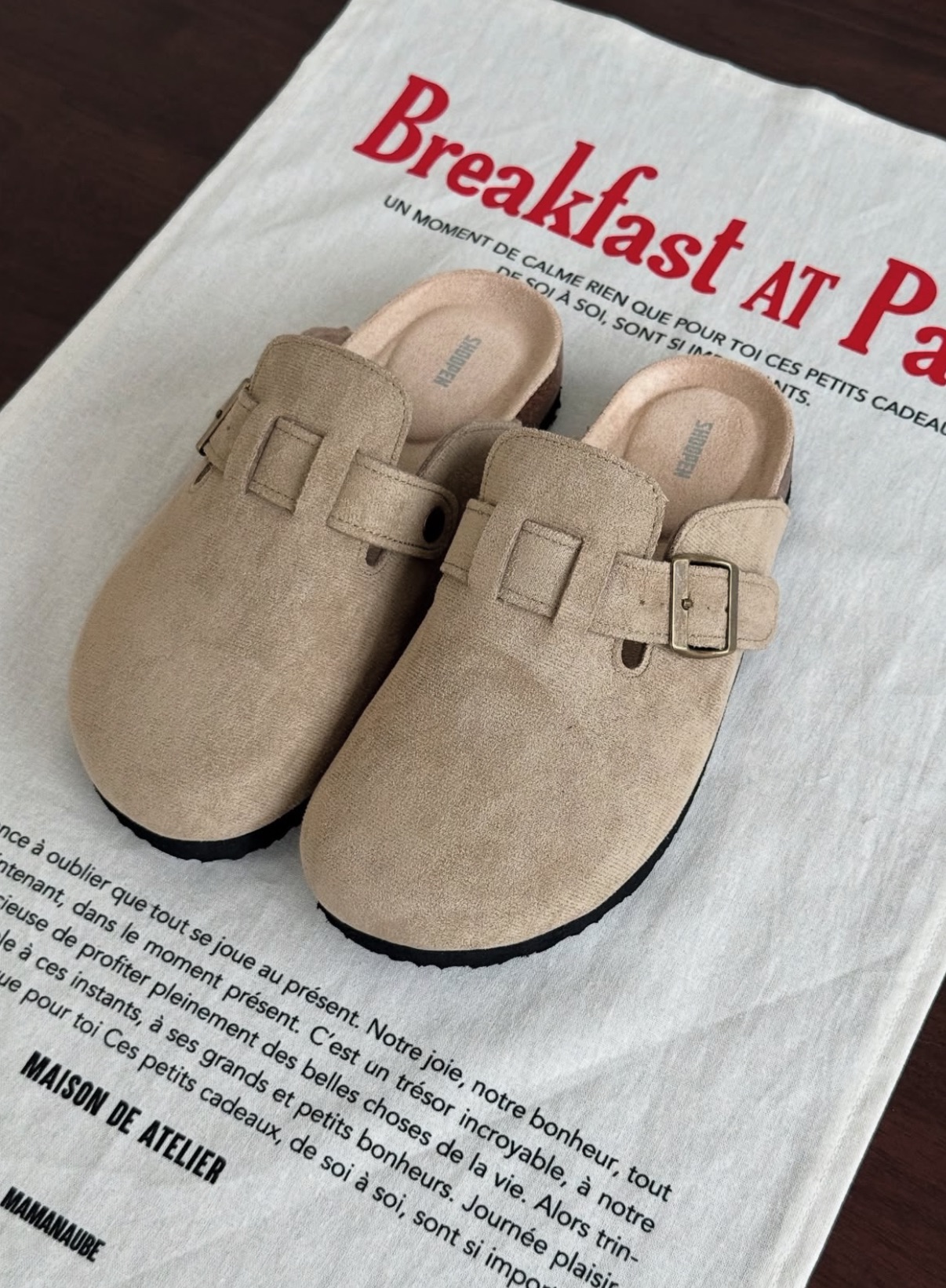 SHOOPEN 勃肯鞋 HPCV4FA40135 一般款 奶茶色