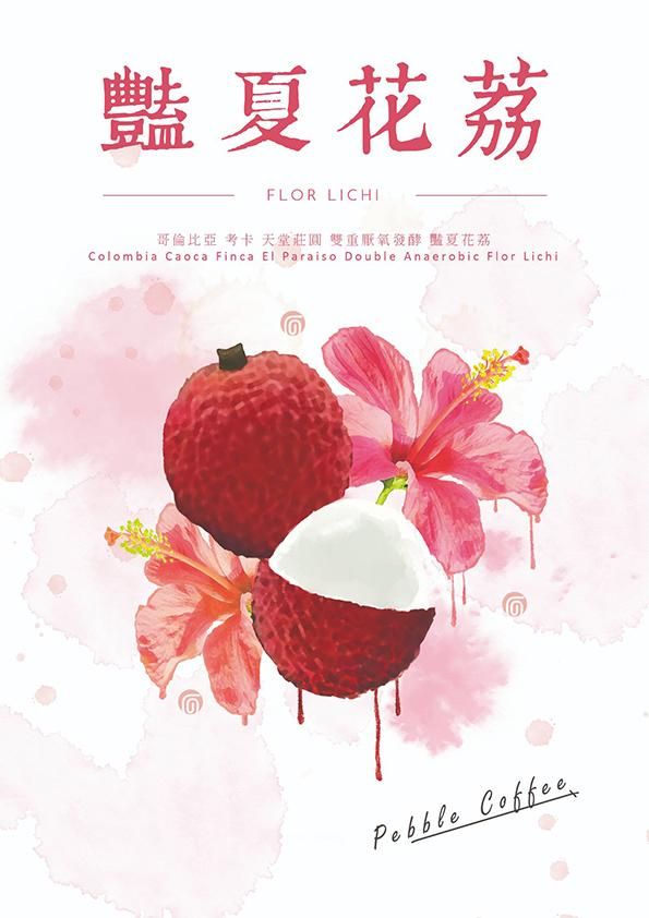 〔中淺焙〕哥倫比亞 考卡省 天堂莊園 雙重厭氧 艷夏花荔（半磅）