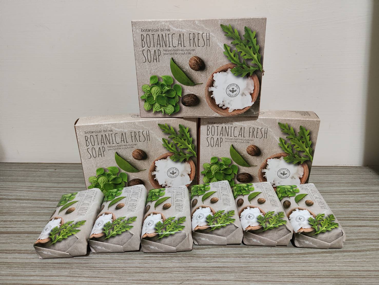 蜂王清新植感草本皂6入（單顆70g，效期2030.04）