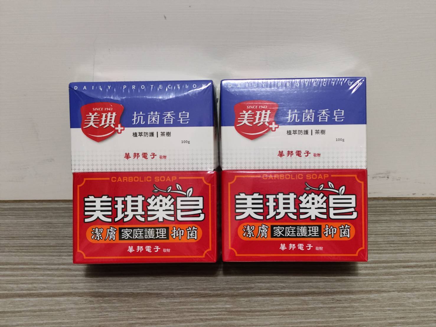 美琪抗菌香皂4入（單顆100g，效期2030.06）