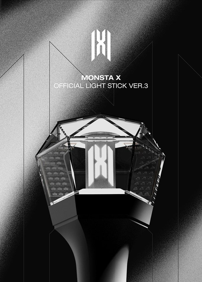 MONSTA X 官方3代手燈 .手燈裝飾.手燈套